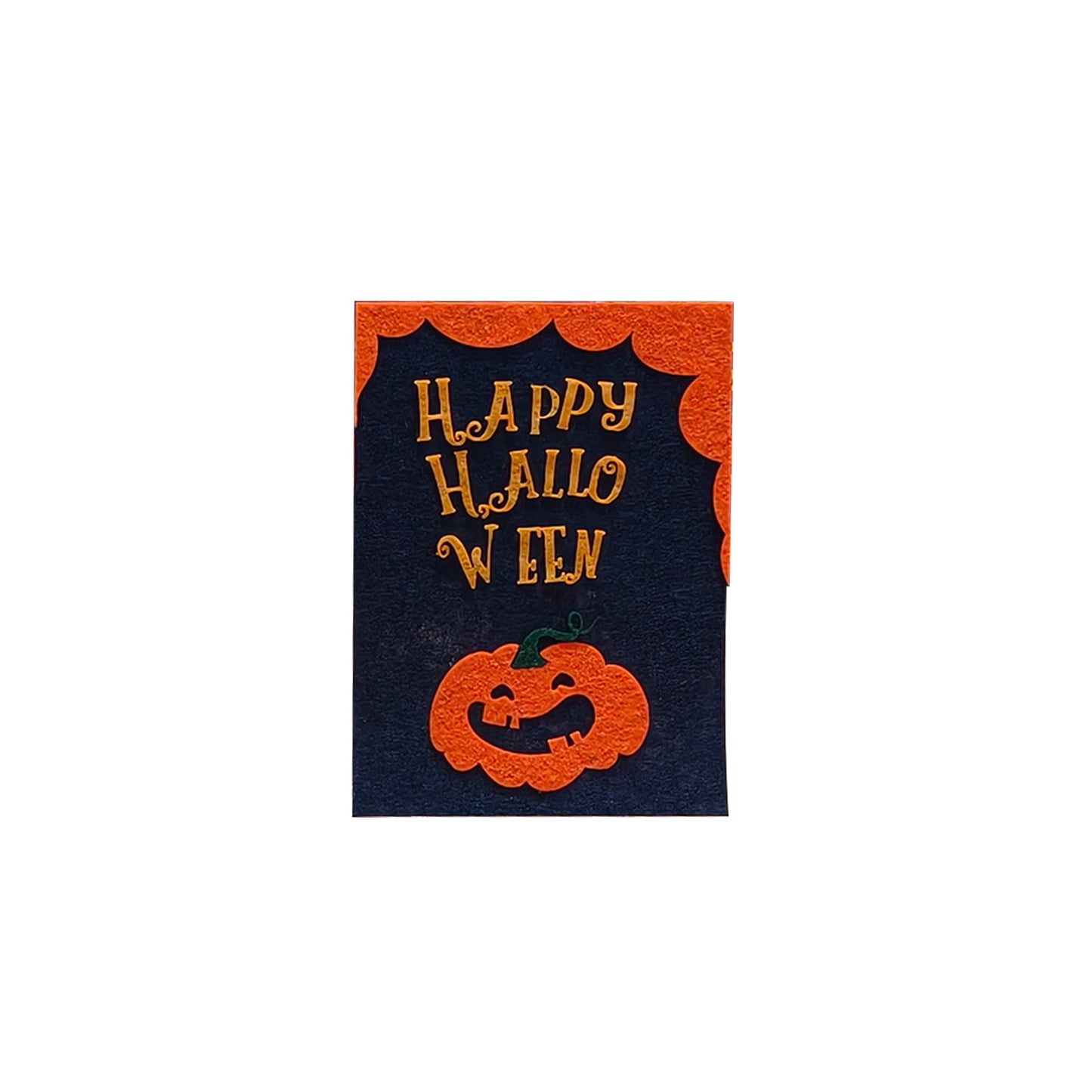 Halloween Craft Felt Greeting Card