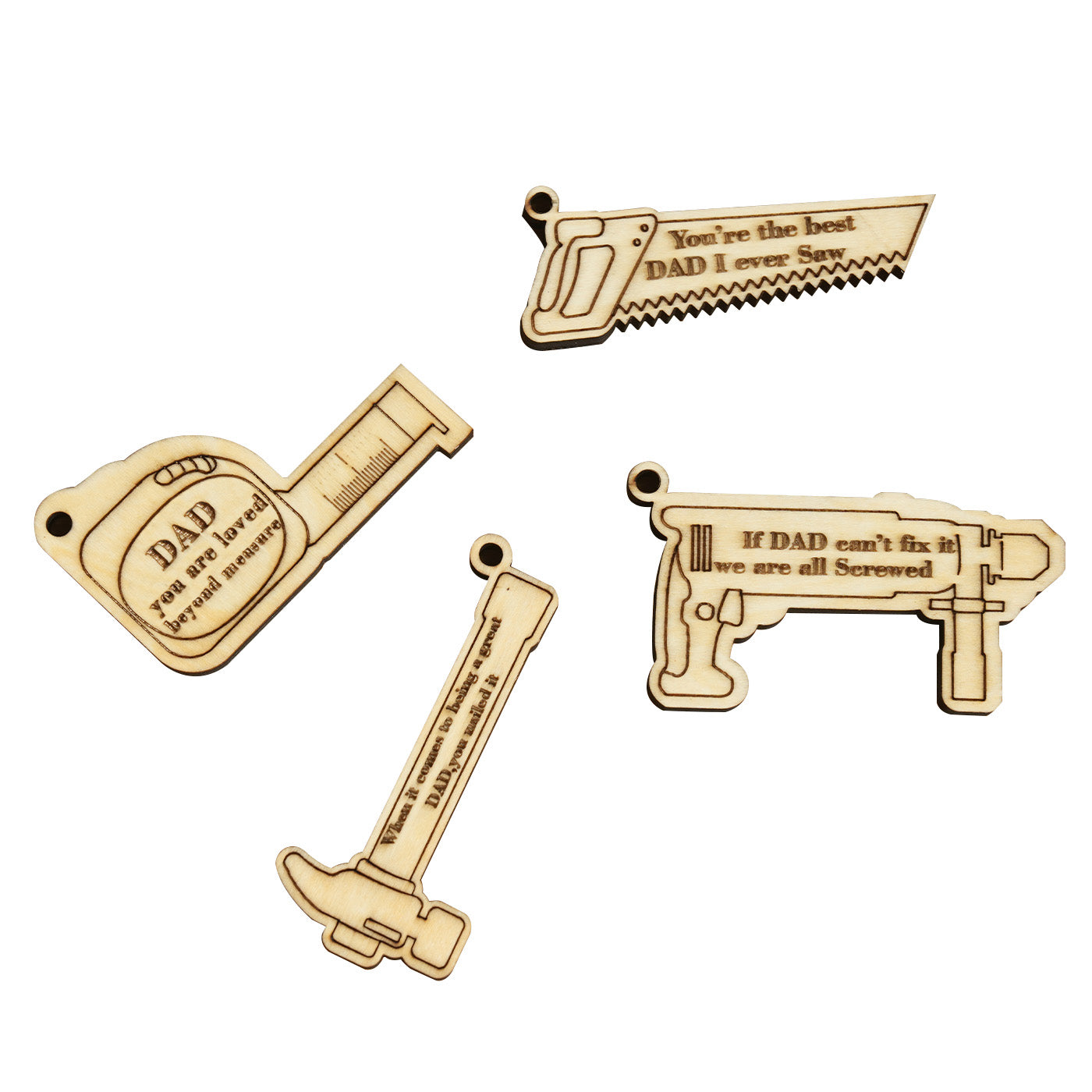 Fathers Day Keychain