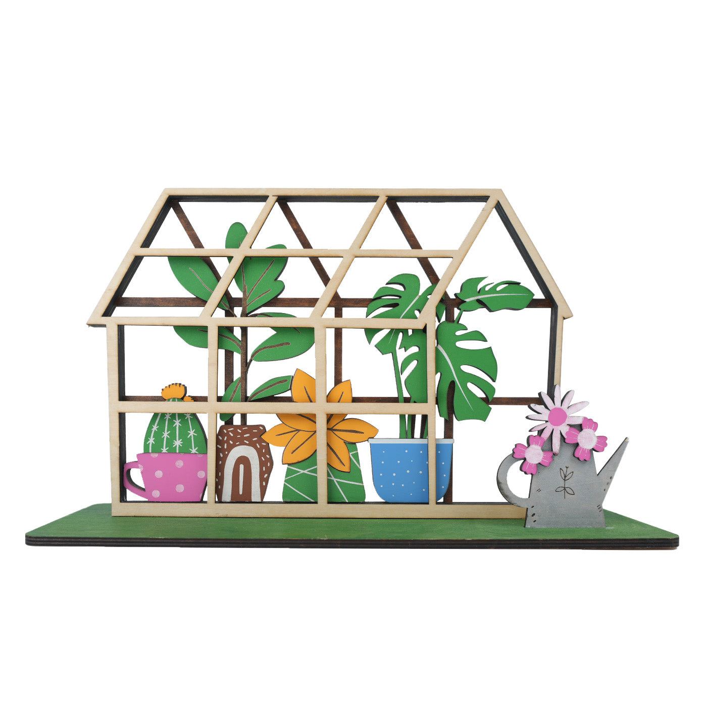 Multi-layered greenhouse decoration