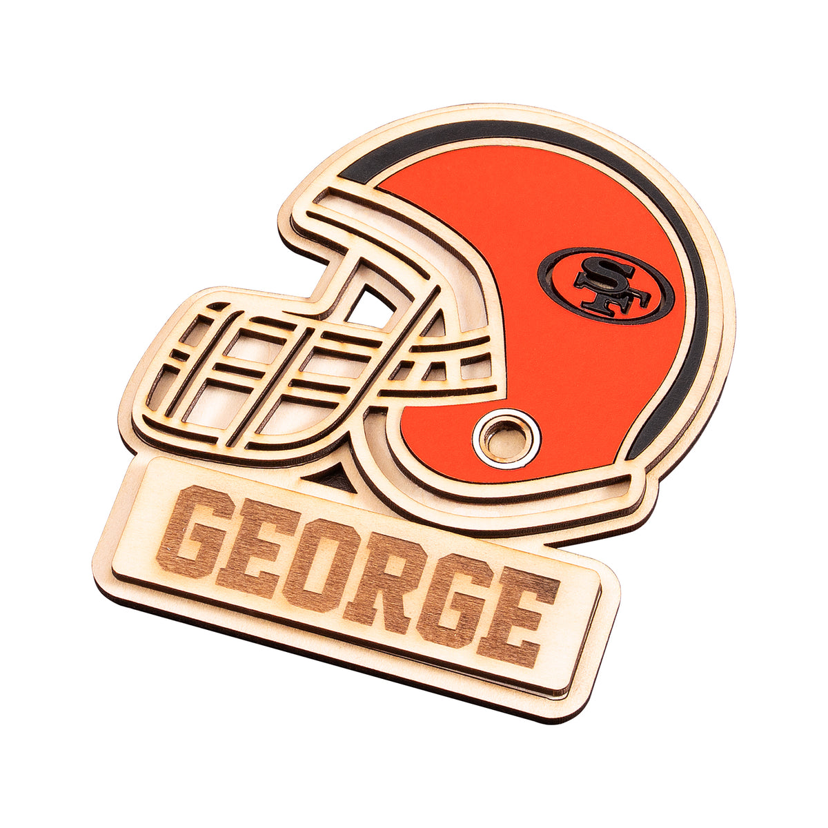 Football Stars Name Coaster