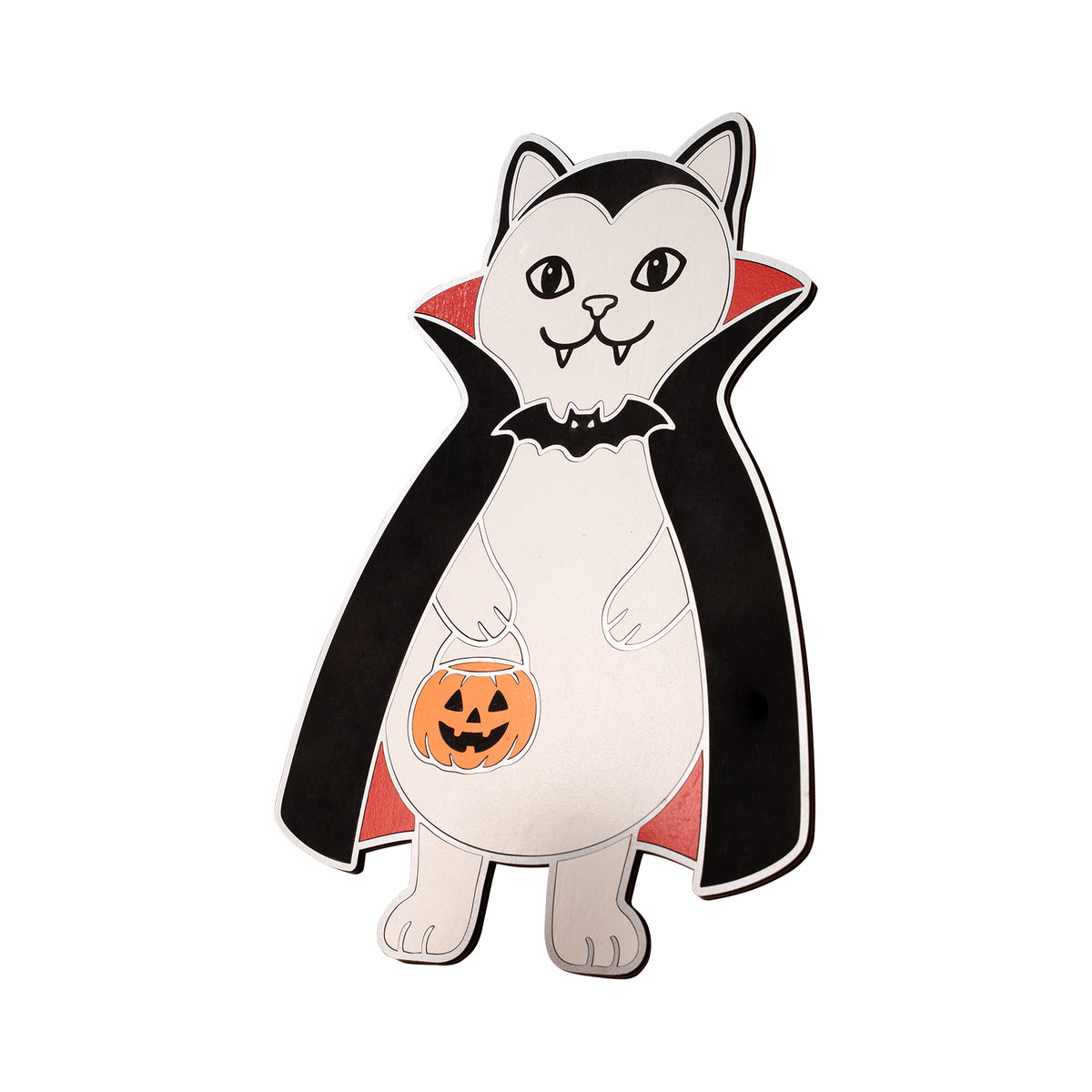Halloween Vampire Cat Decorative Figure