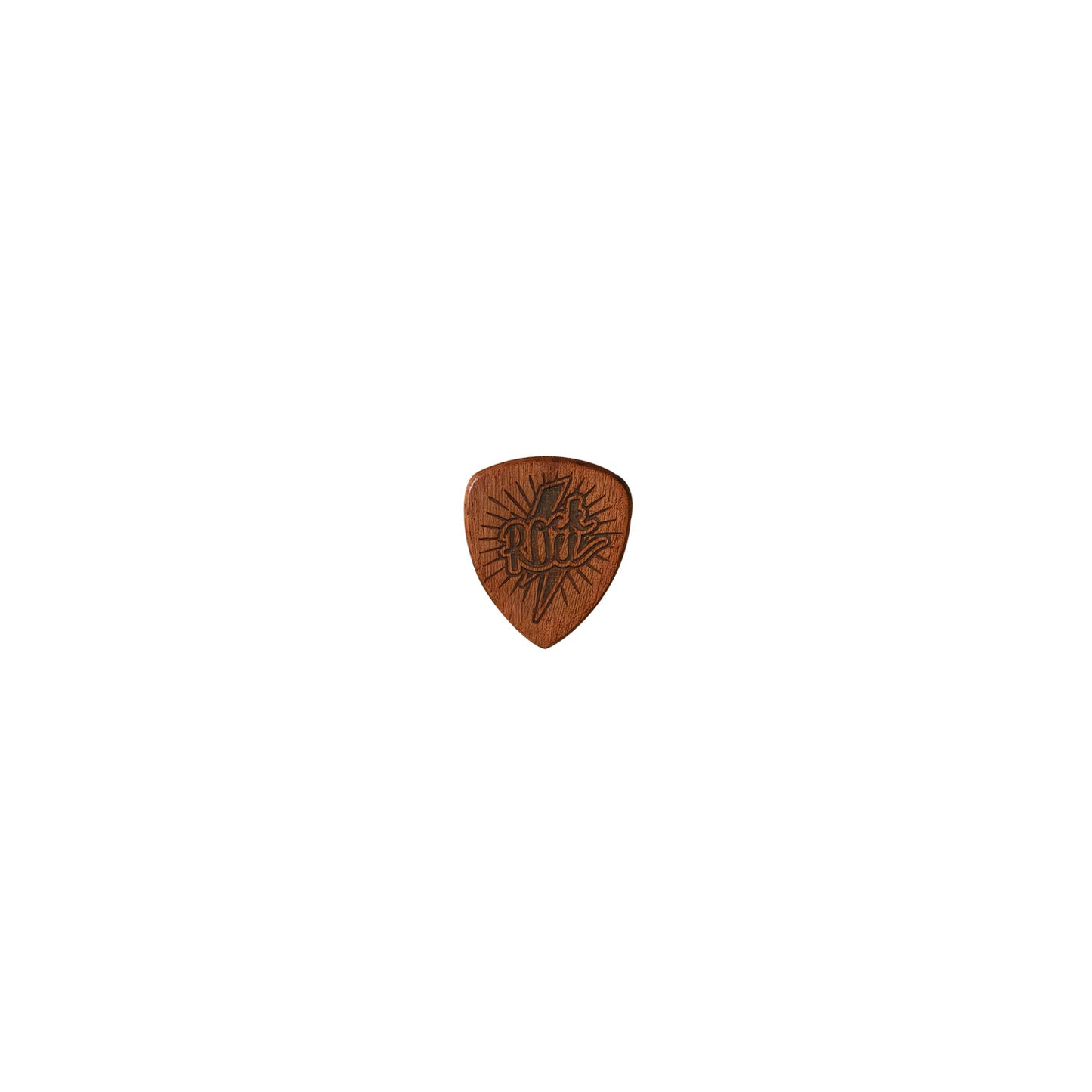 Rock guitar pick engraving