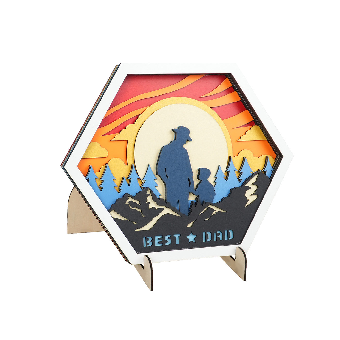 Fathers Day Multi-layered Paper Art