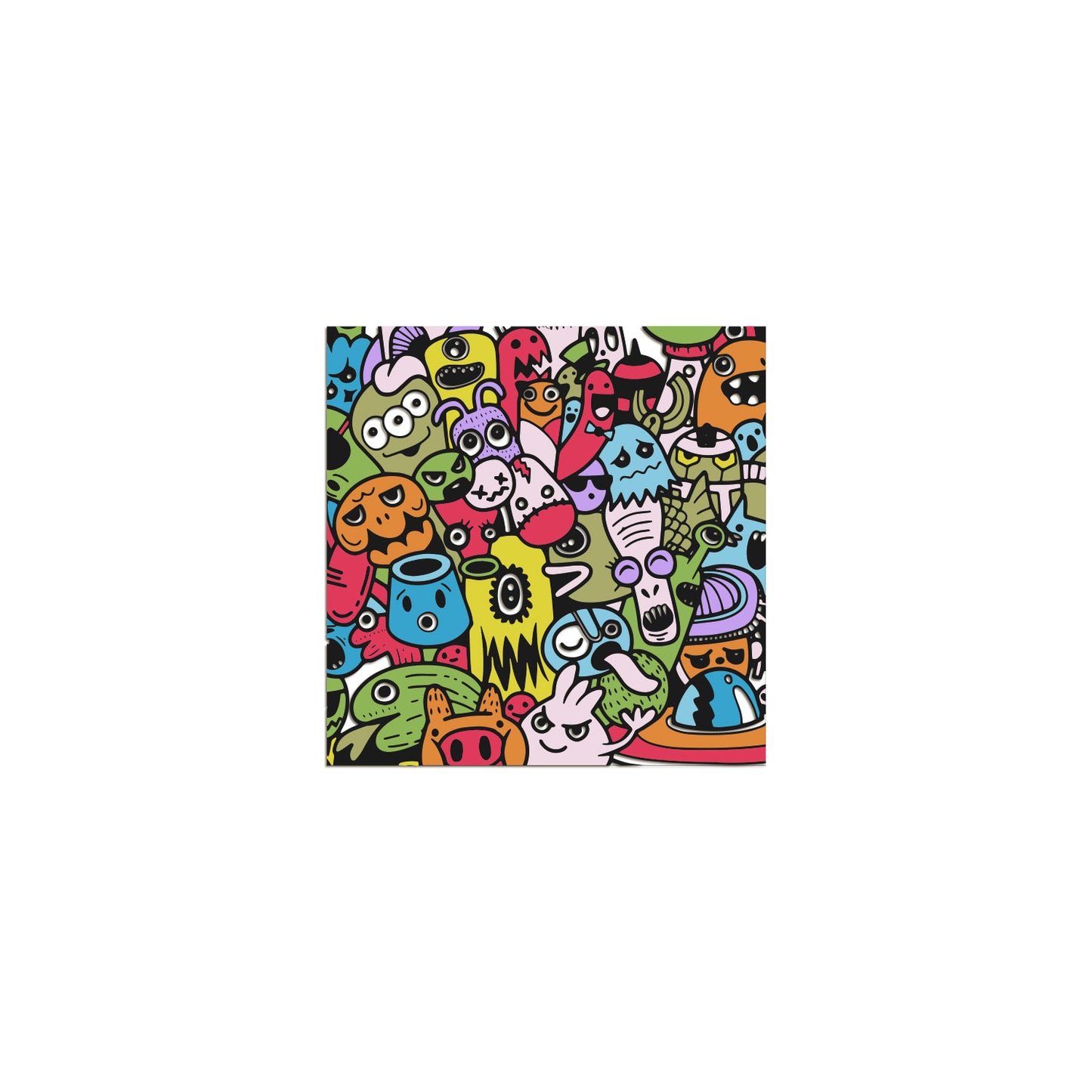 Graffiti Stainless Steel Plate Color Engraving