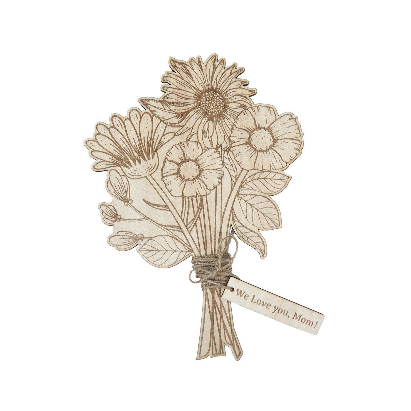 Mothers Day Wooden Bouquet
