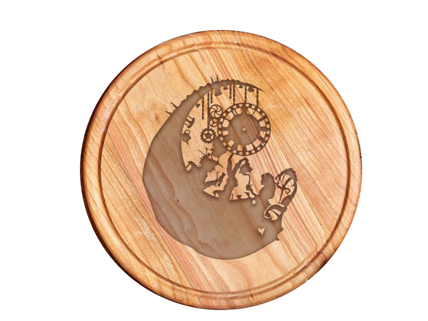 Engraved Cutting Board 01 Alice in Wonderland
