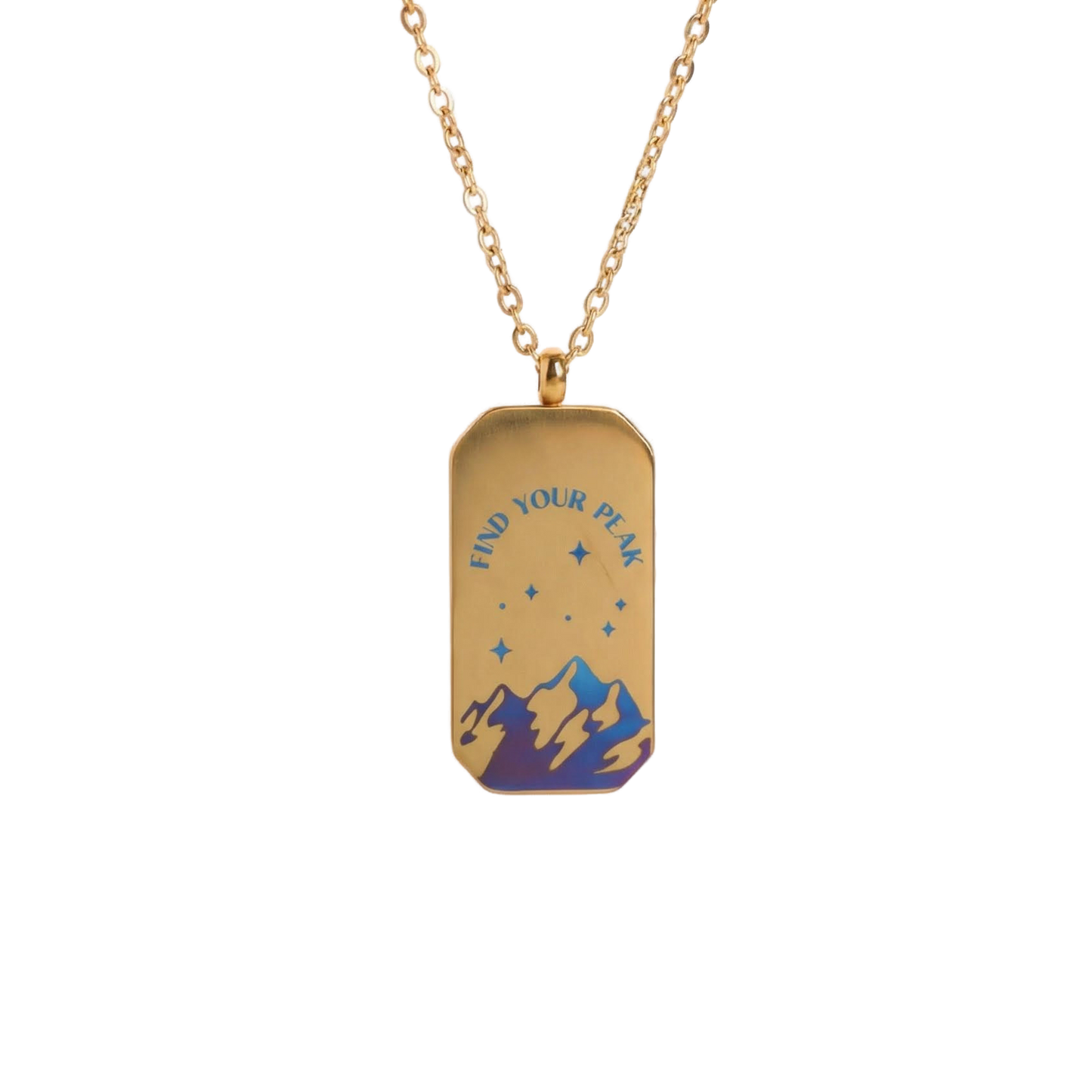 Custom Blessing Metal Pendant Color Engraving