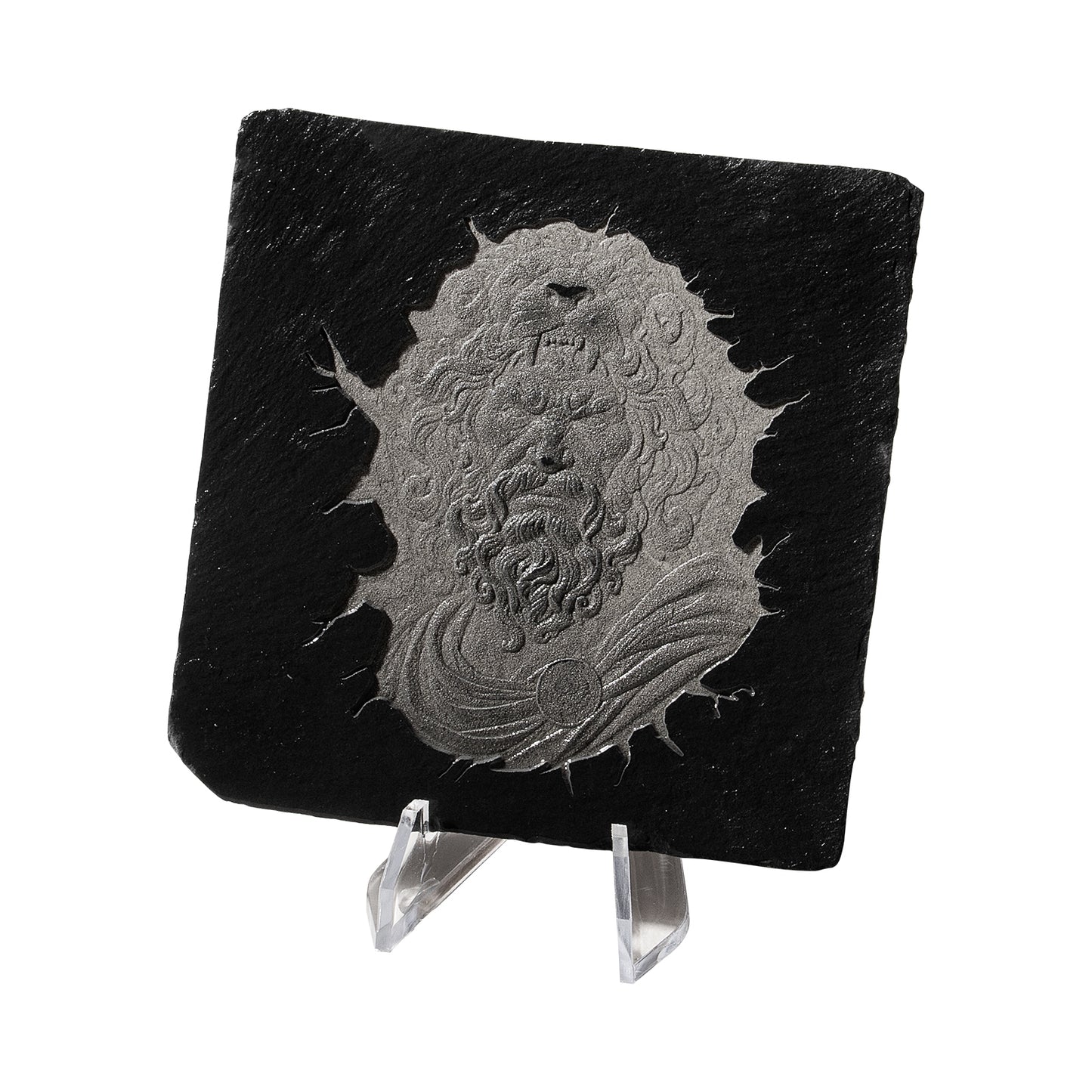 Mythical Character Stone Relief Engraving