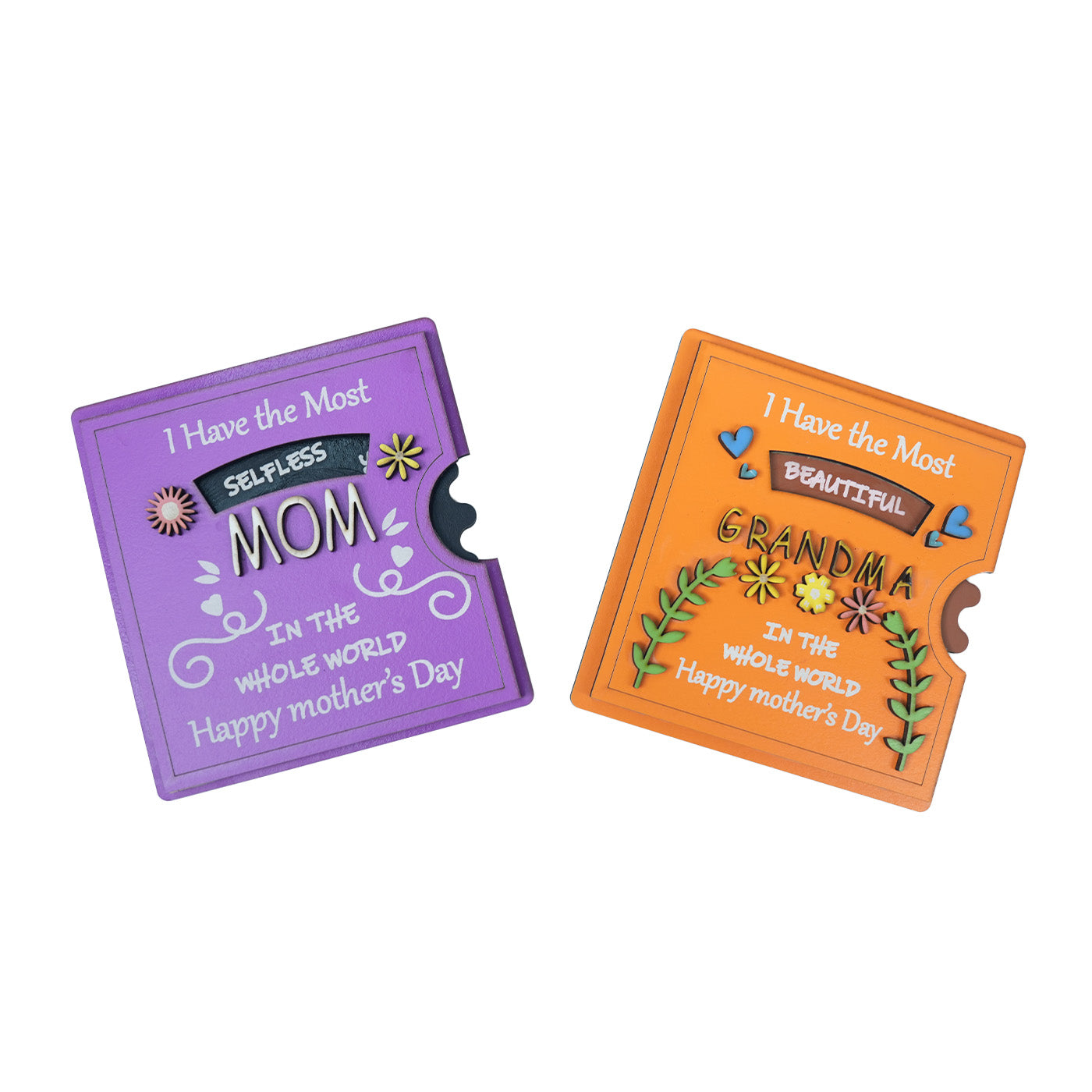 Mothers Day Card Wooden