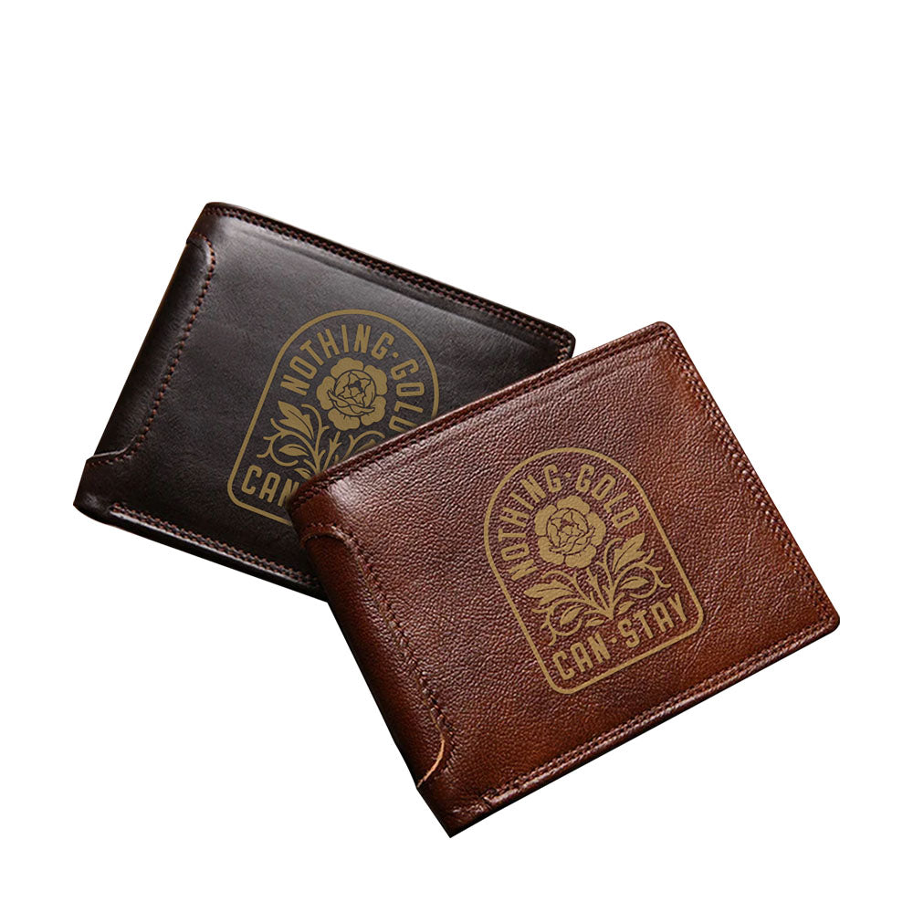 Engraved Leather Wallet 14