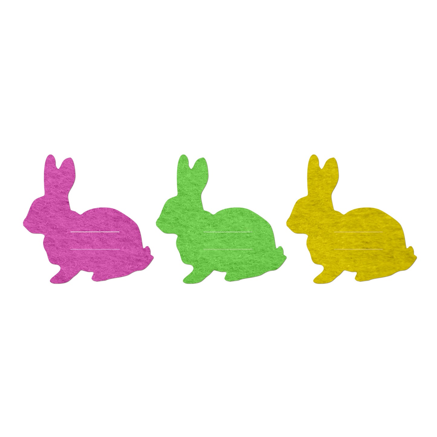 Easter Bunny Craft Felt Dinnerware Set