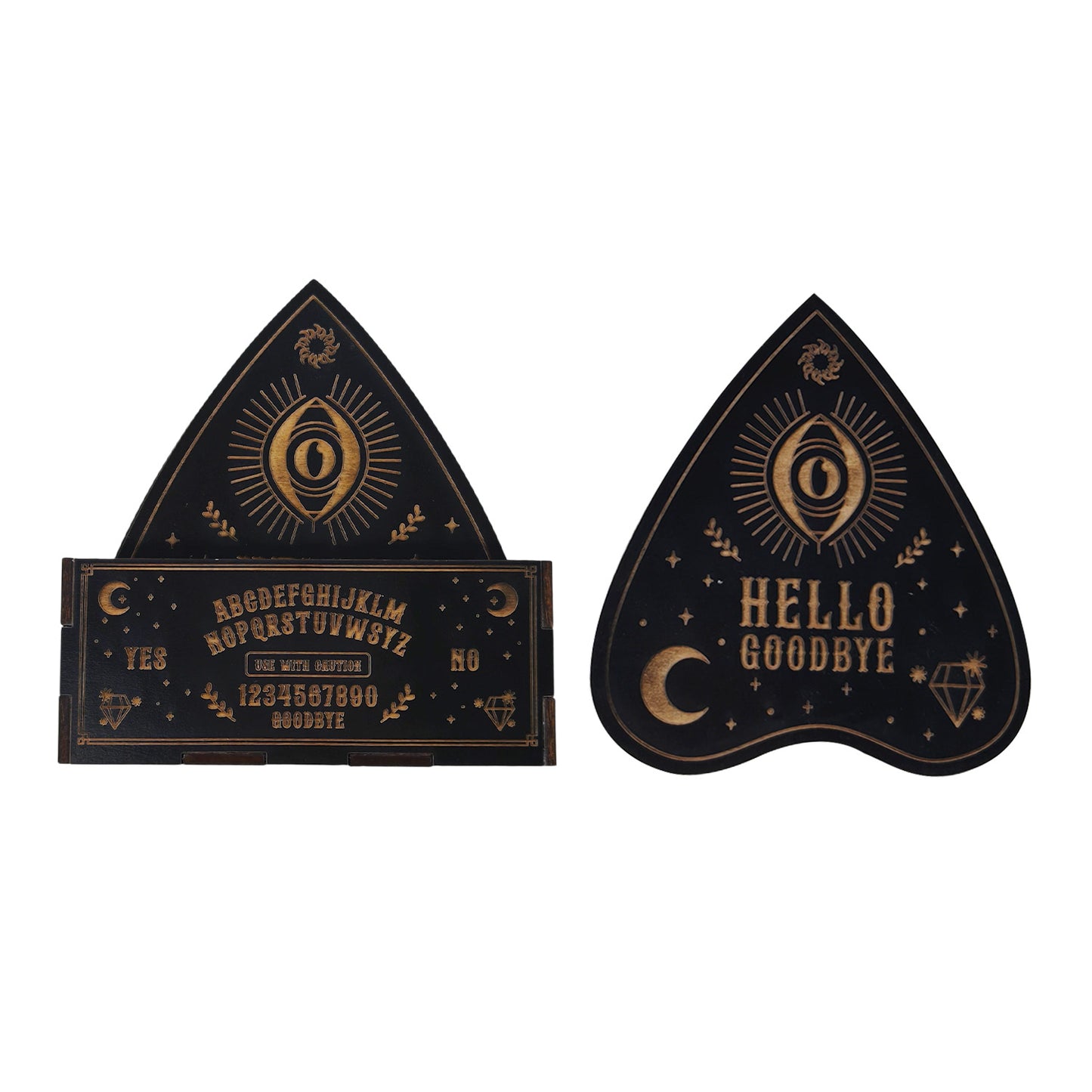 Wooden Ouija Coaster Set