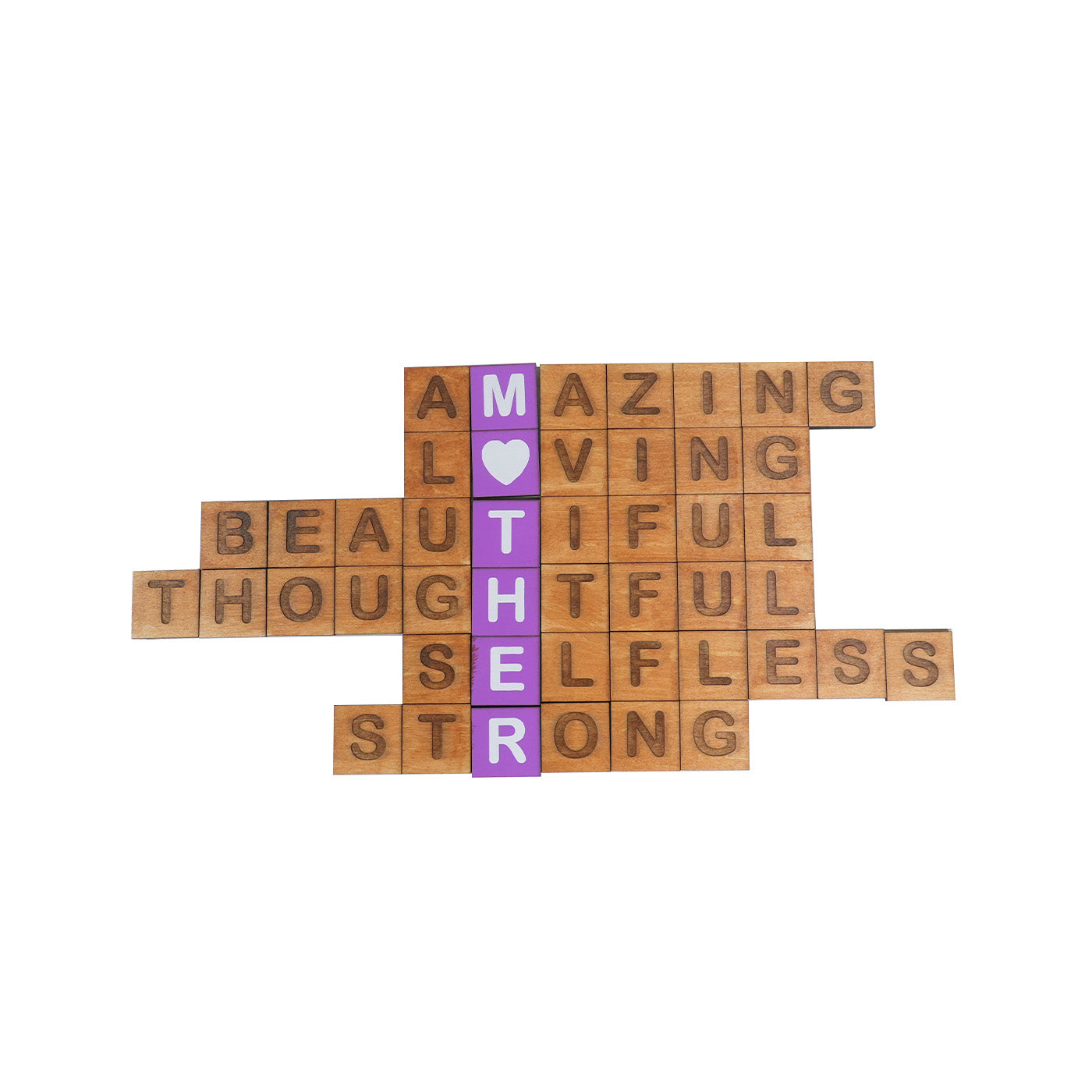 Mothers Day Family Puzzle Pieces Frame Plaque