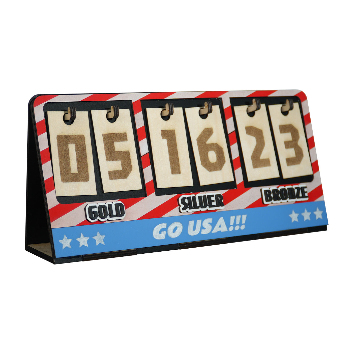 USA gold medal record board