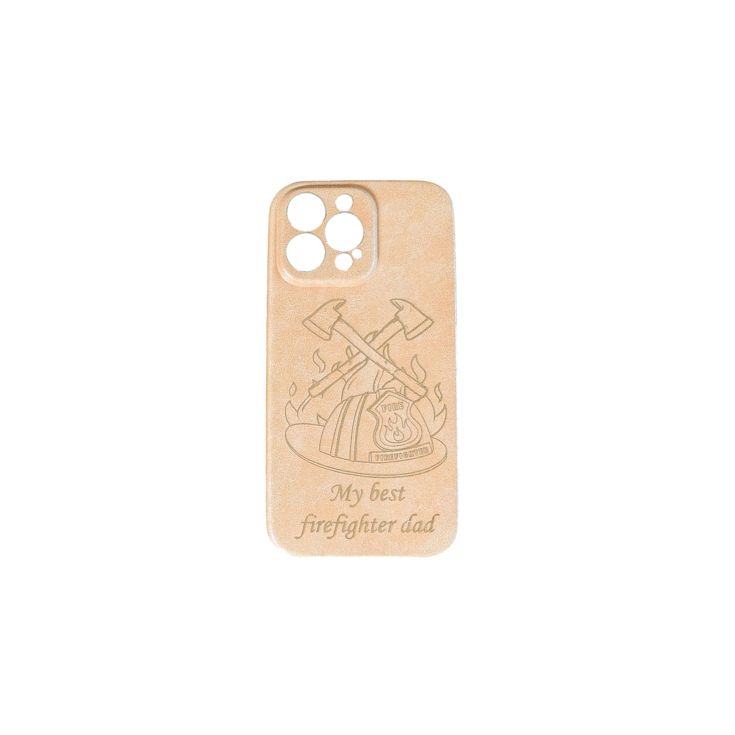 Father's Day Leather Engraved Phone Case