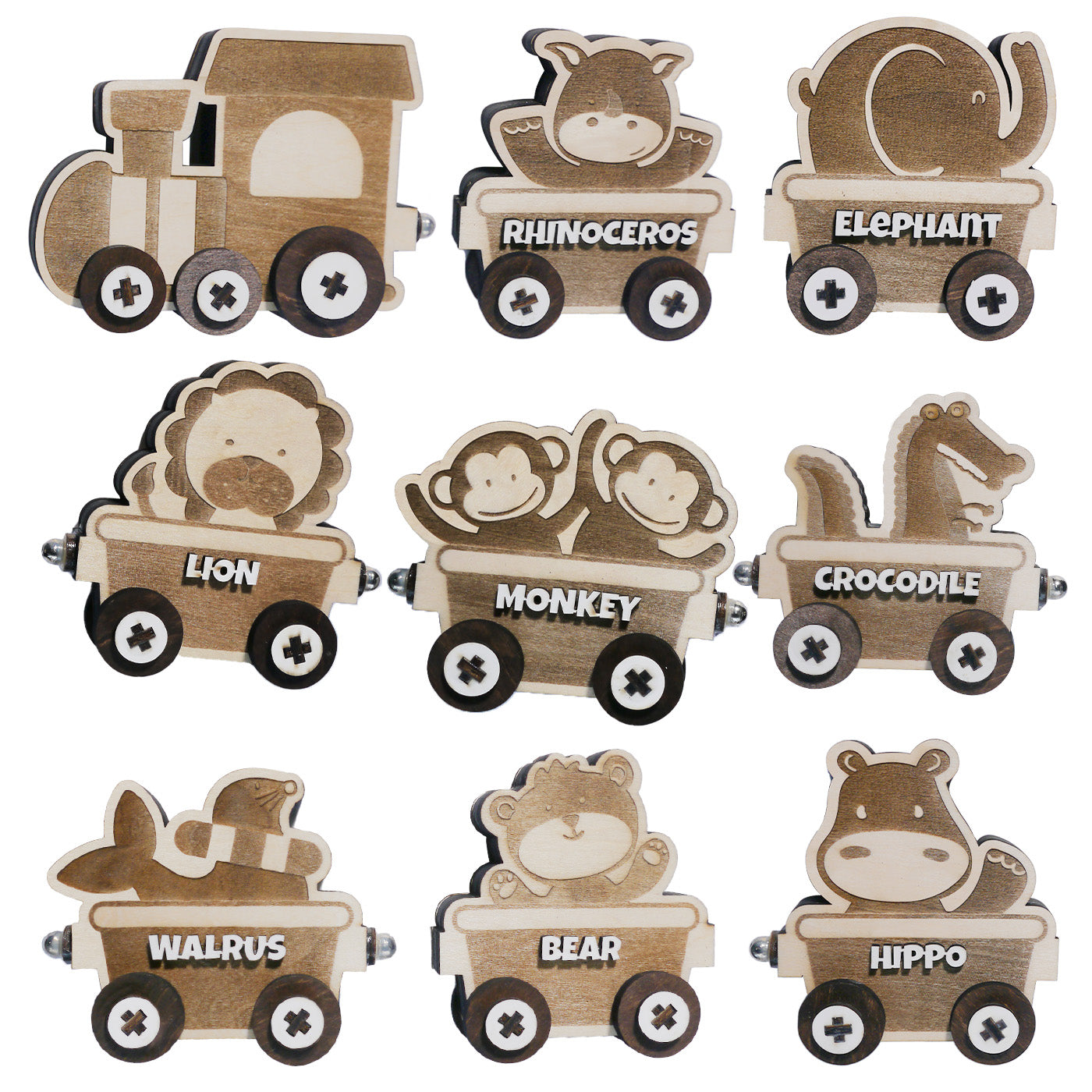 Animal Magnetic Train Toy