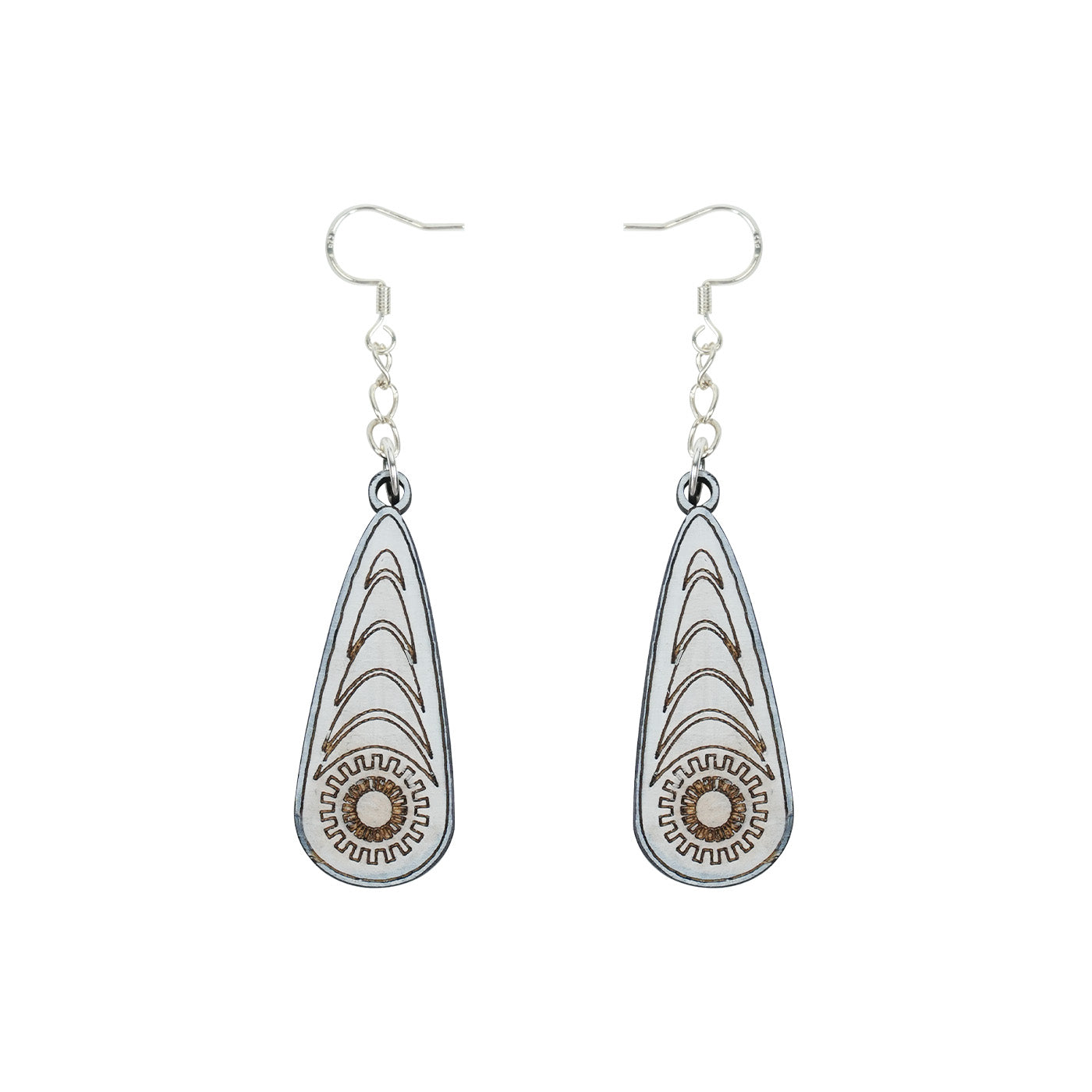 Composition earrings