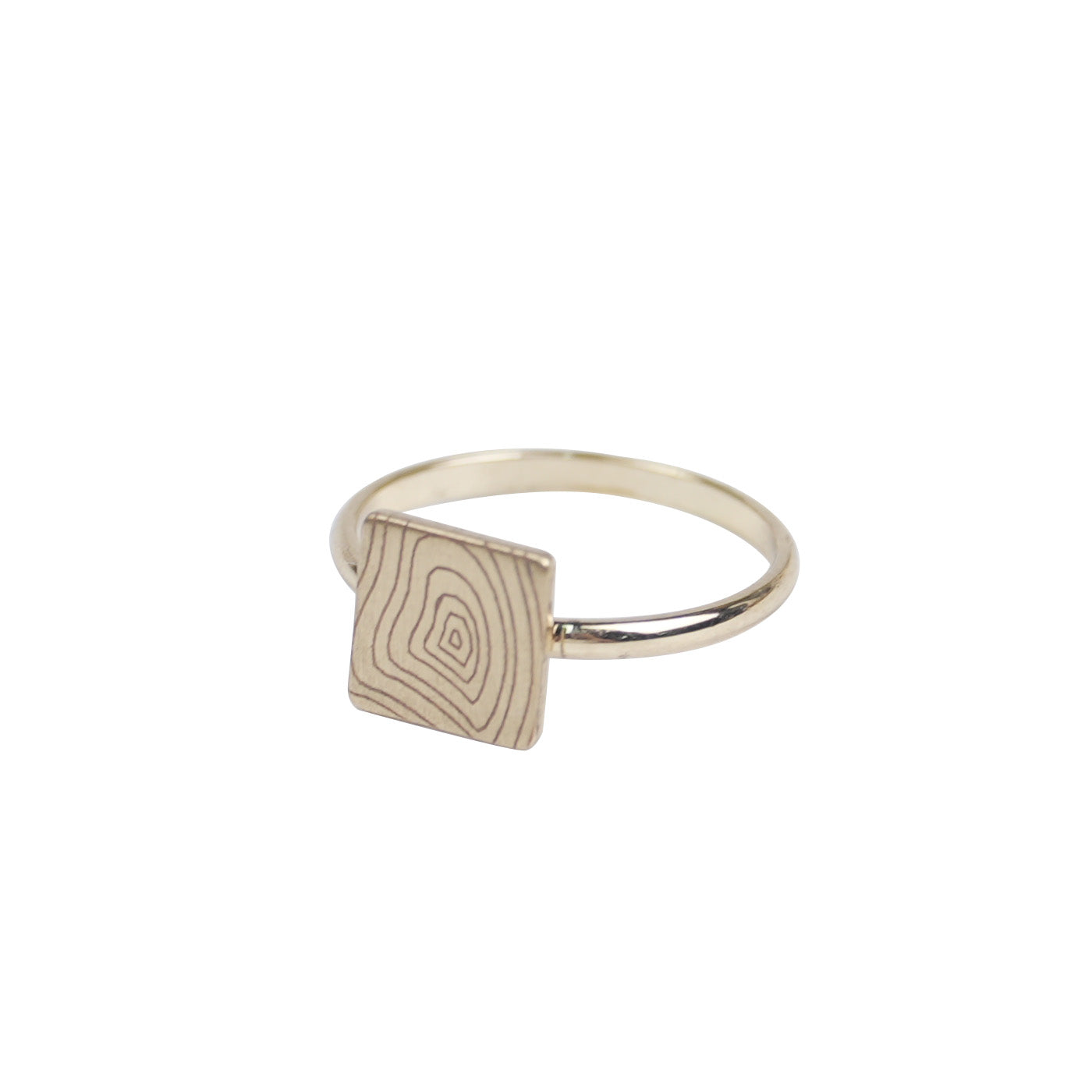 Contour Pattern Ring Engraving