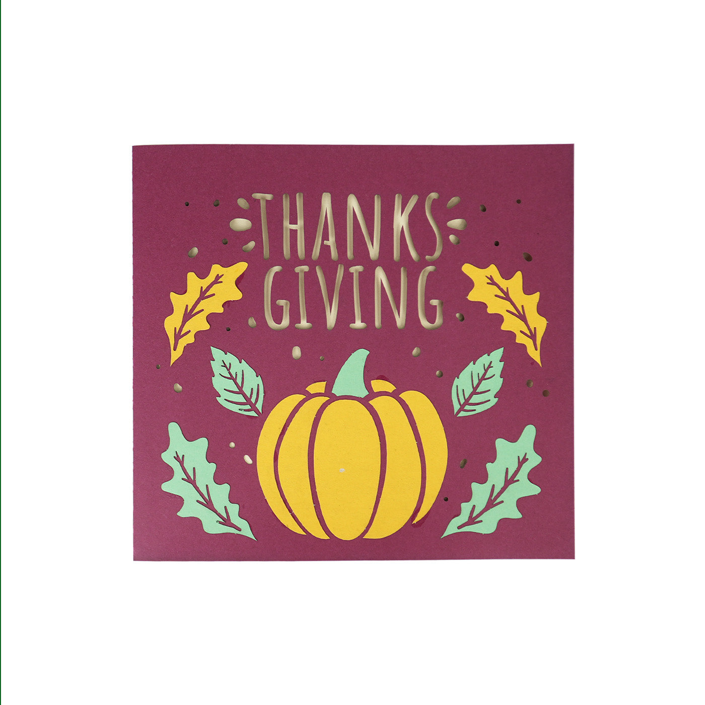 Thanksgiving Pumpkin Greeting Card