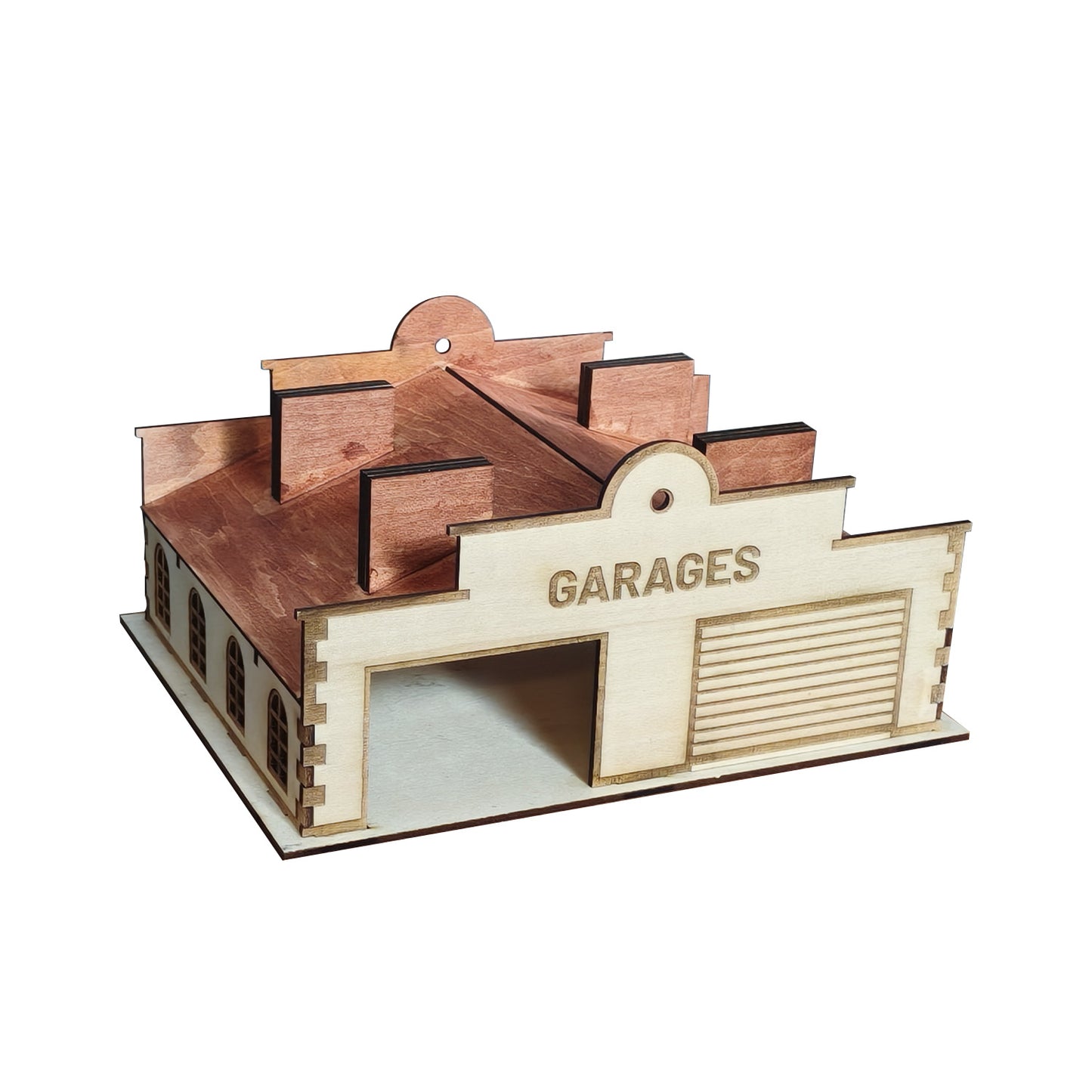 Wooden Parking Garage Toy House