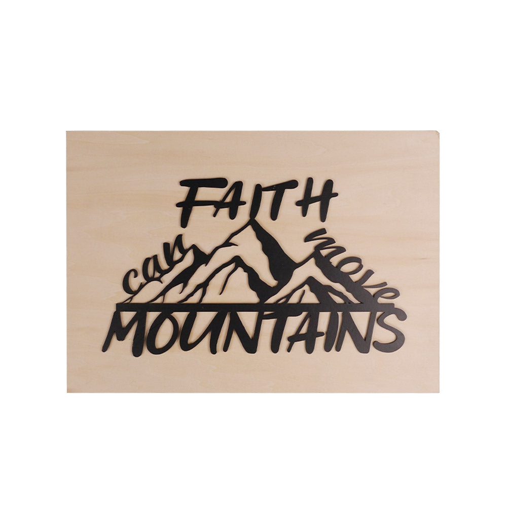 Faith Can Move Mountains Wall Art