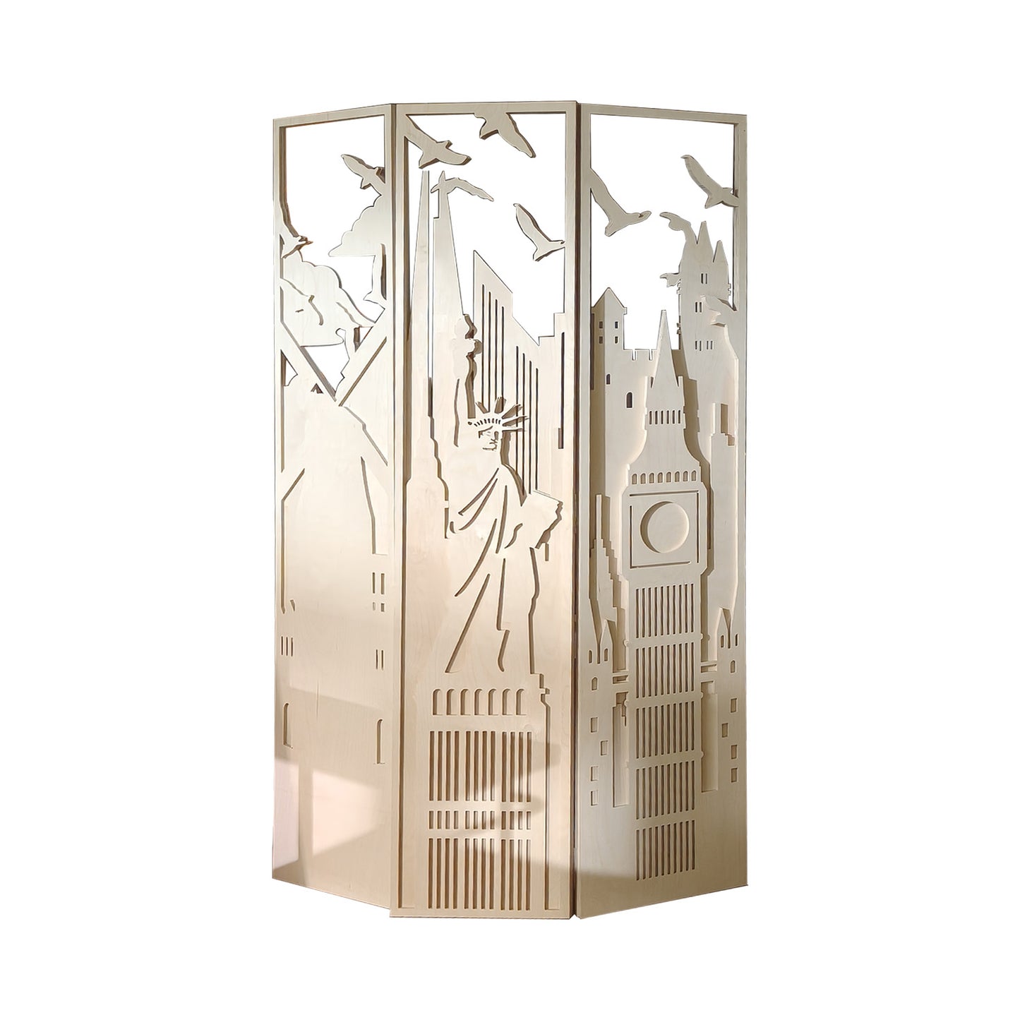 Famous Landmarks Screen Divider