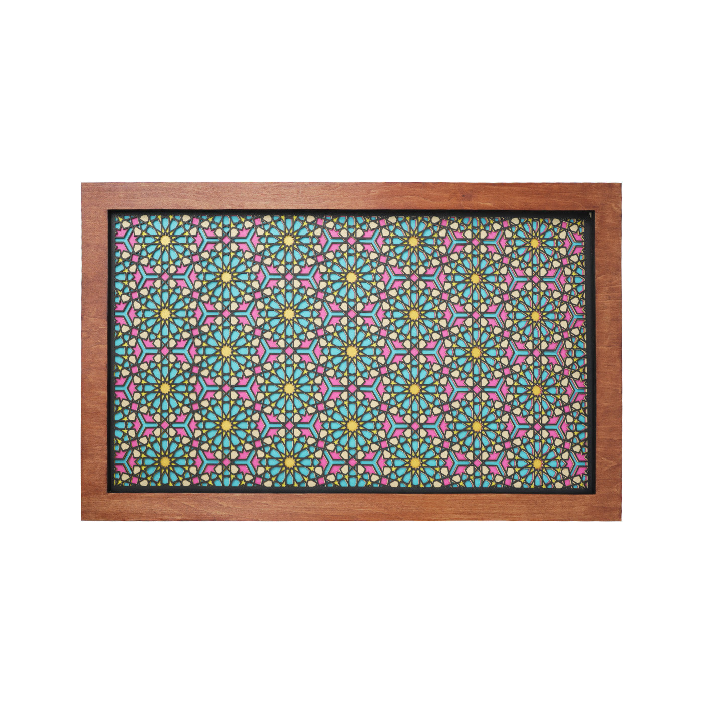 Wooden Multi-layer Colorful Cutout Decorative Wall Art