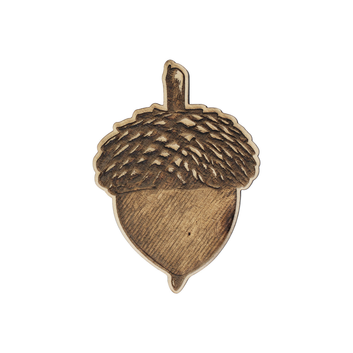 Wooden Pinecone 3D Relief Deep Engraving