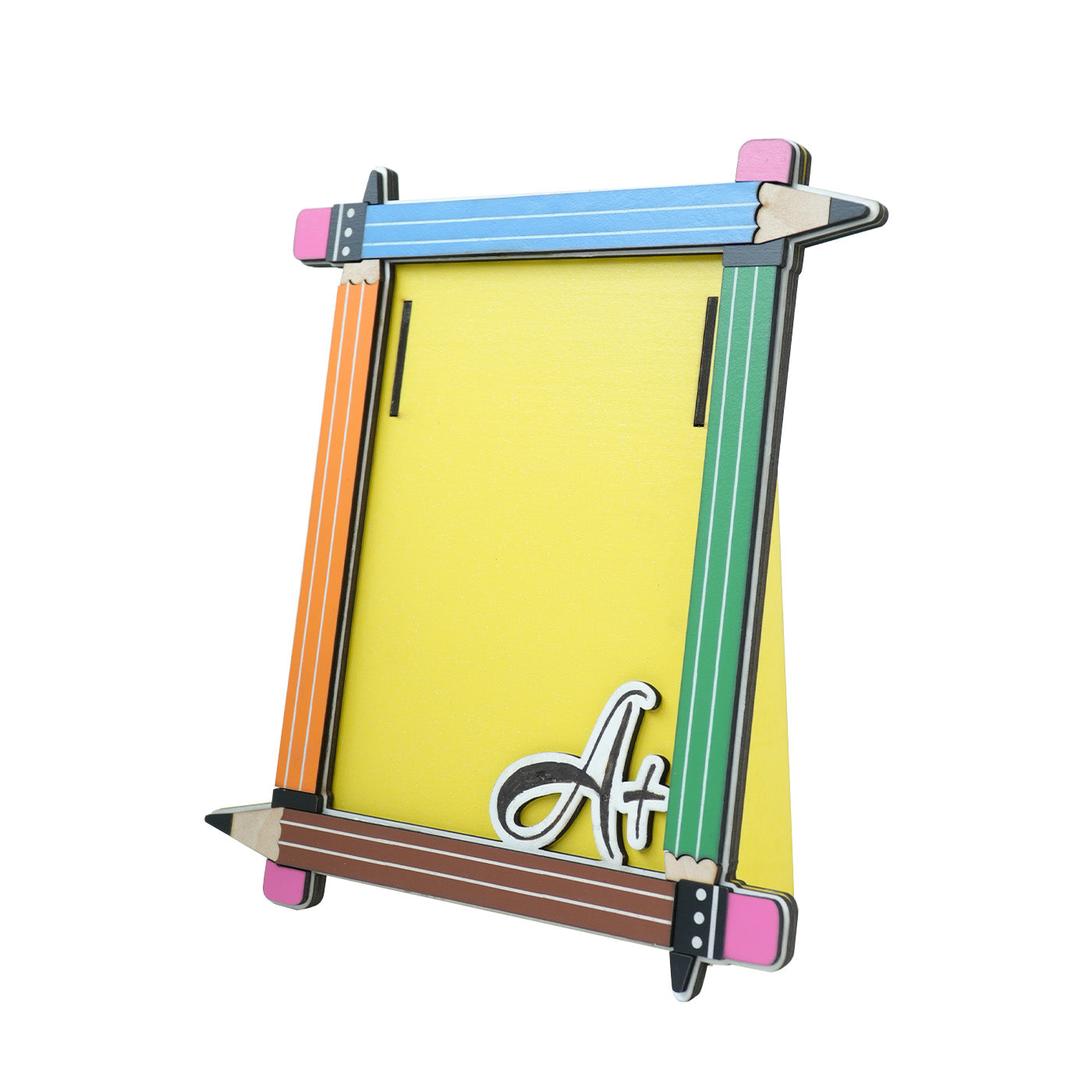 Colored pencil photo frame