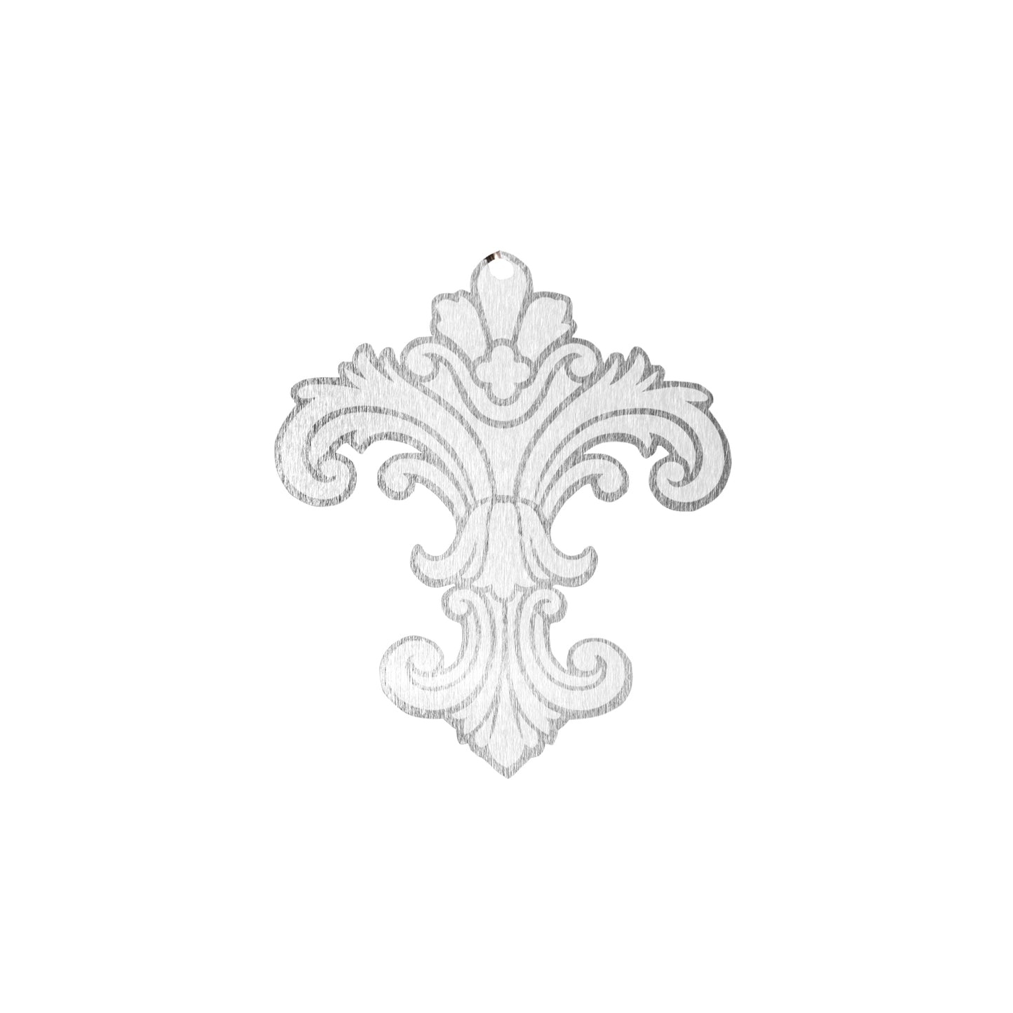 Aluminum Pendant Fleur-de-lis Graphic Engraving