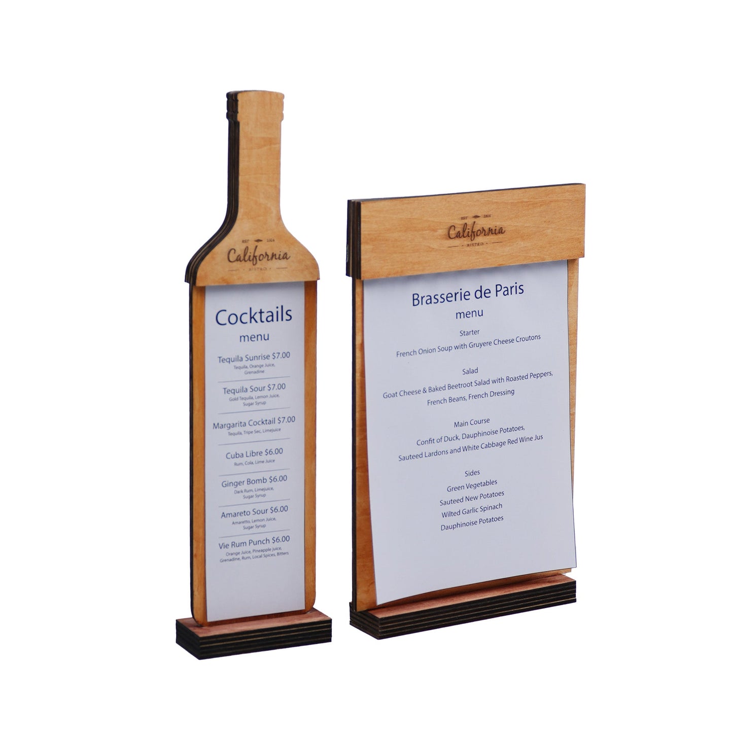 Magnetic Drink List Stand