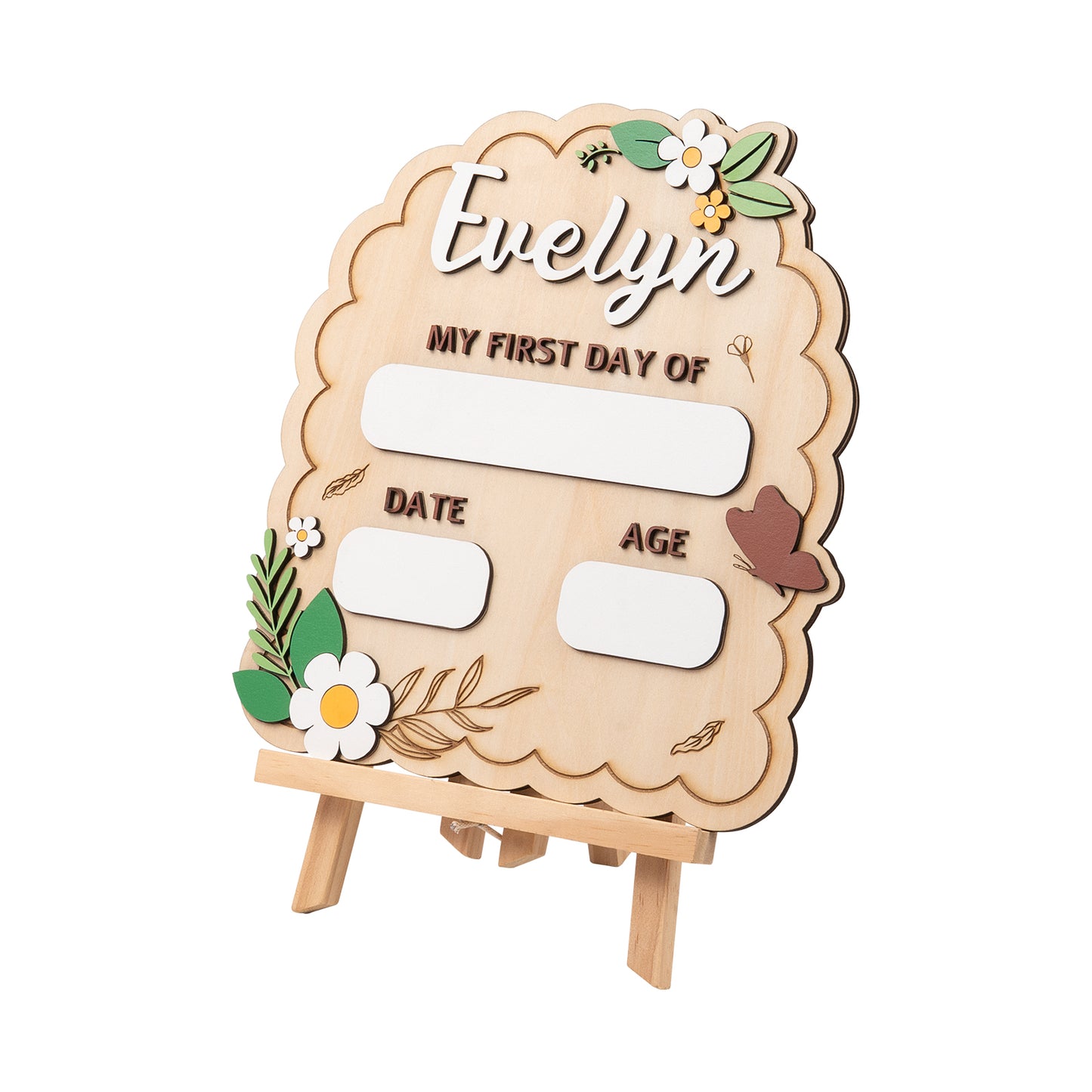 First Day of School board wall art