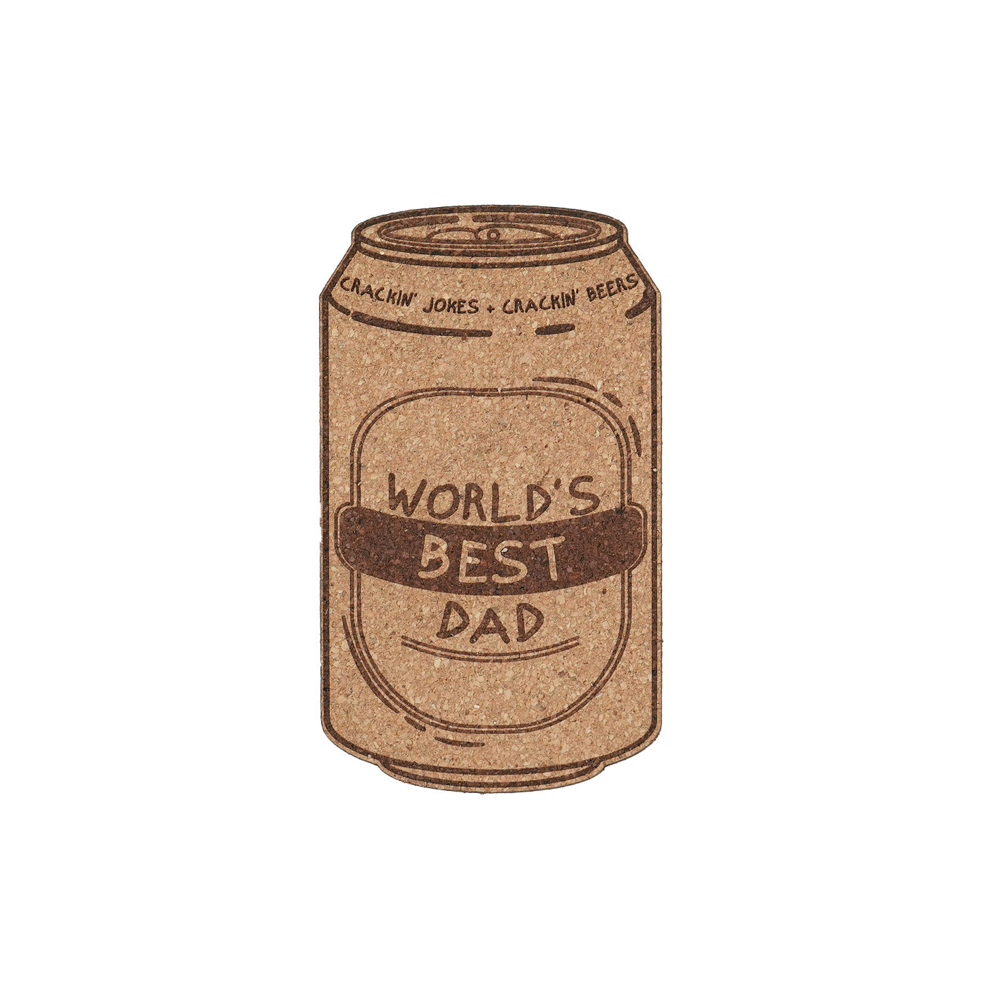 Fathers Day Beer Cork Coaster
