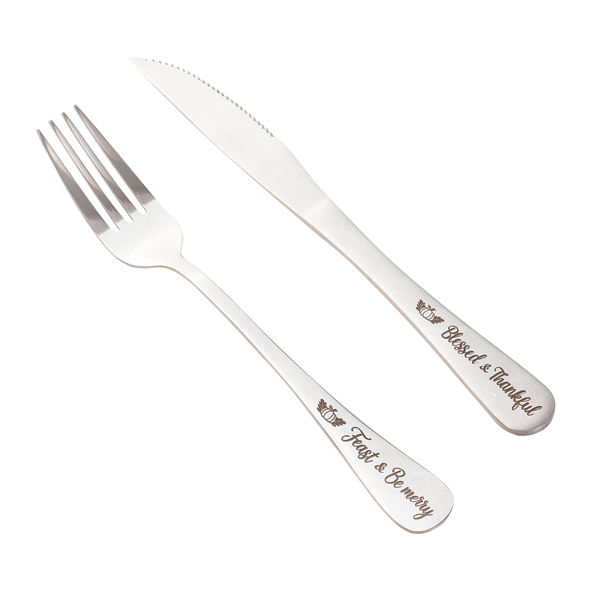 Thanksgiving Tableware Cutlery Engraving