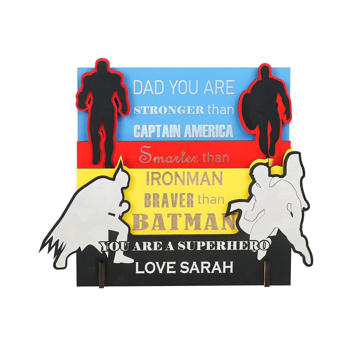 Dad is a super hero decor
