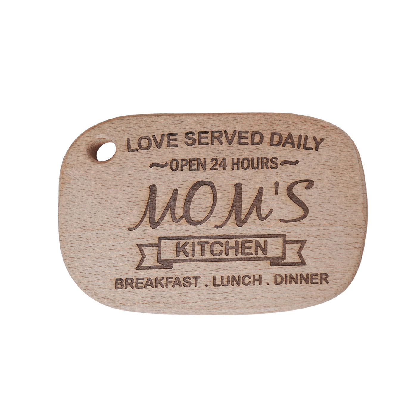 Mothers Day Cutting Board Engraving
