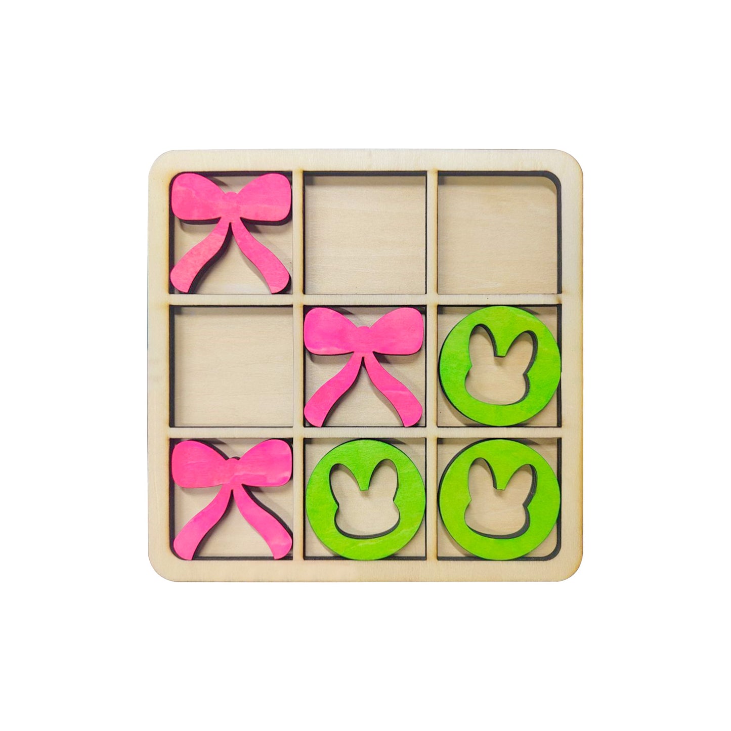 Easter themed tic-tac-toe