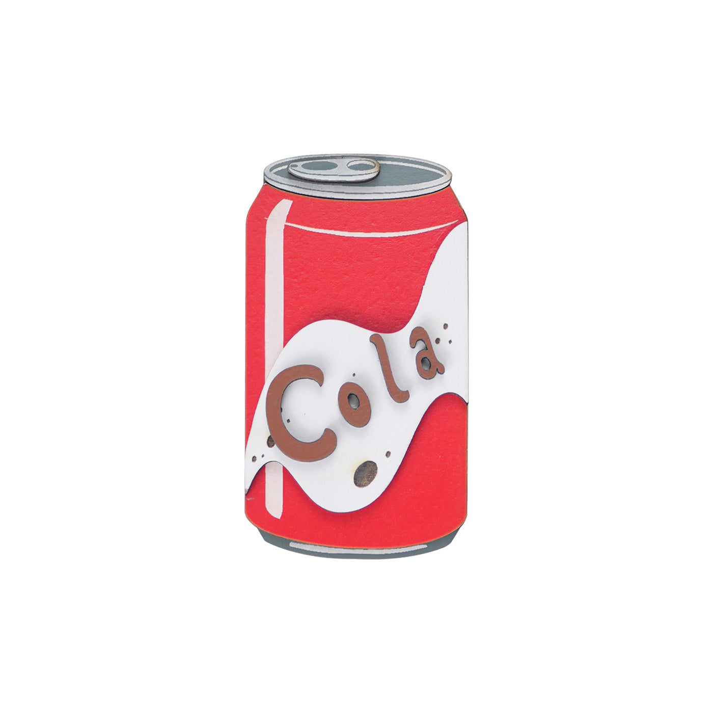 Wooden Cola Fridge Magnet