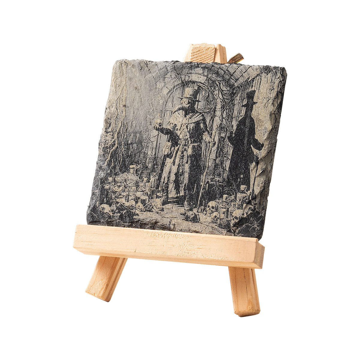 Vintage Alchemist Slate Stone Engraving