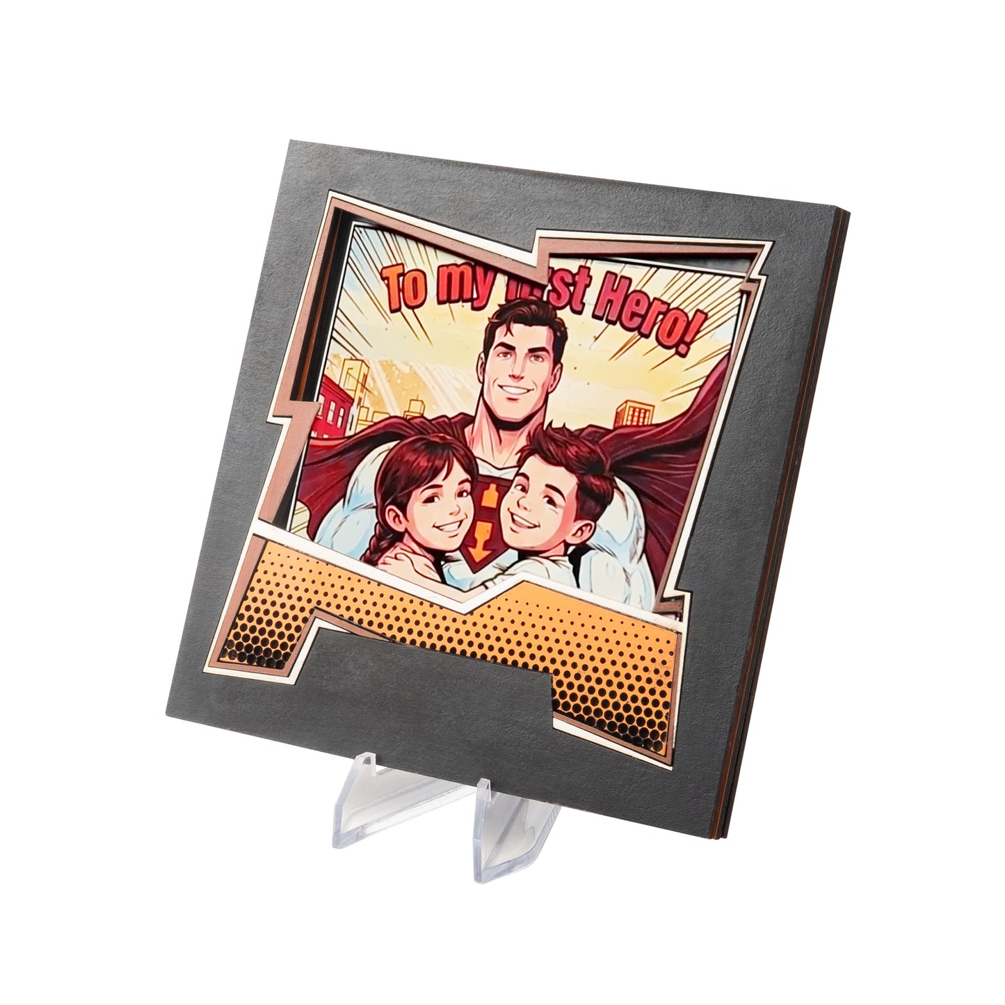 Father's Day Titanium Color Engraving