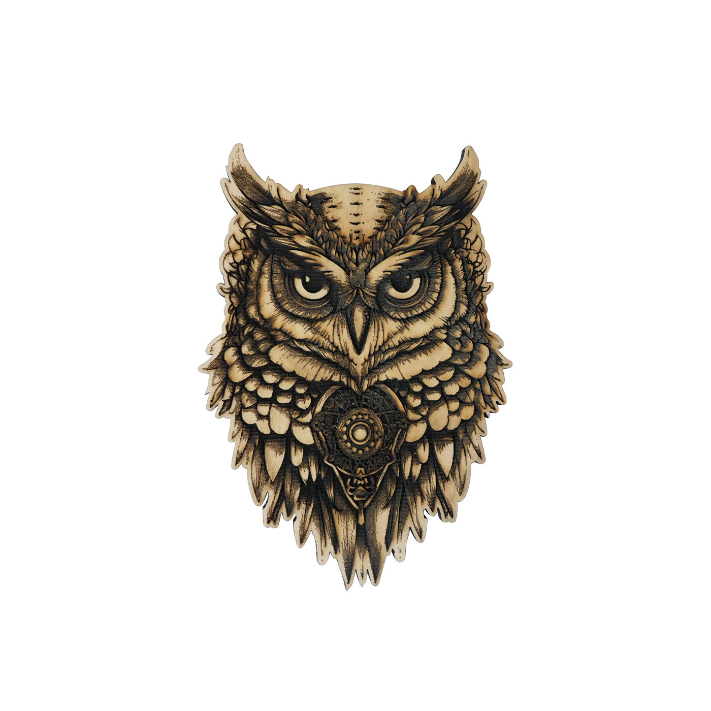 Owl 3D deep Engraving