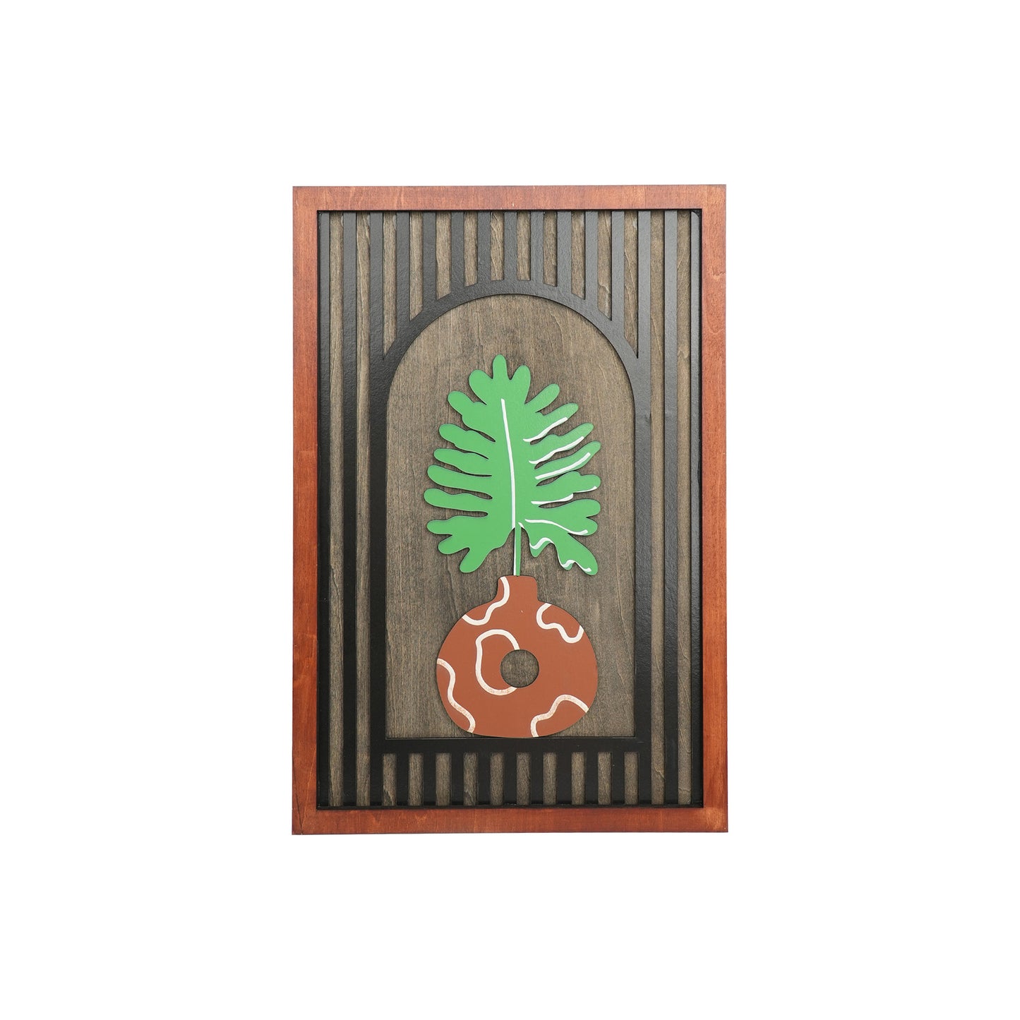 Wooden Botanical Decorative Wall Art