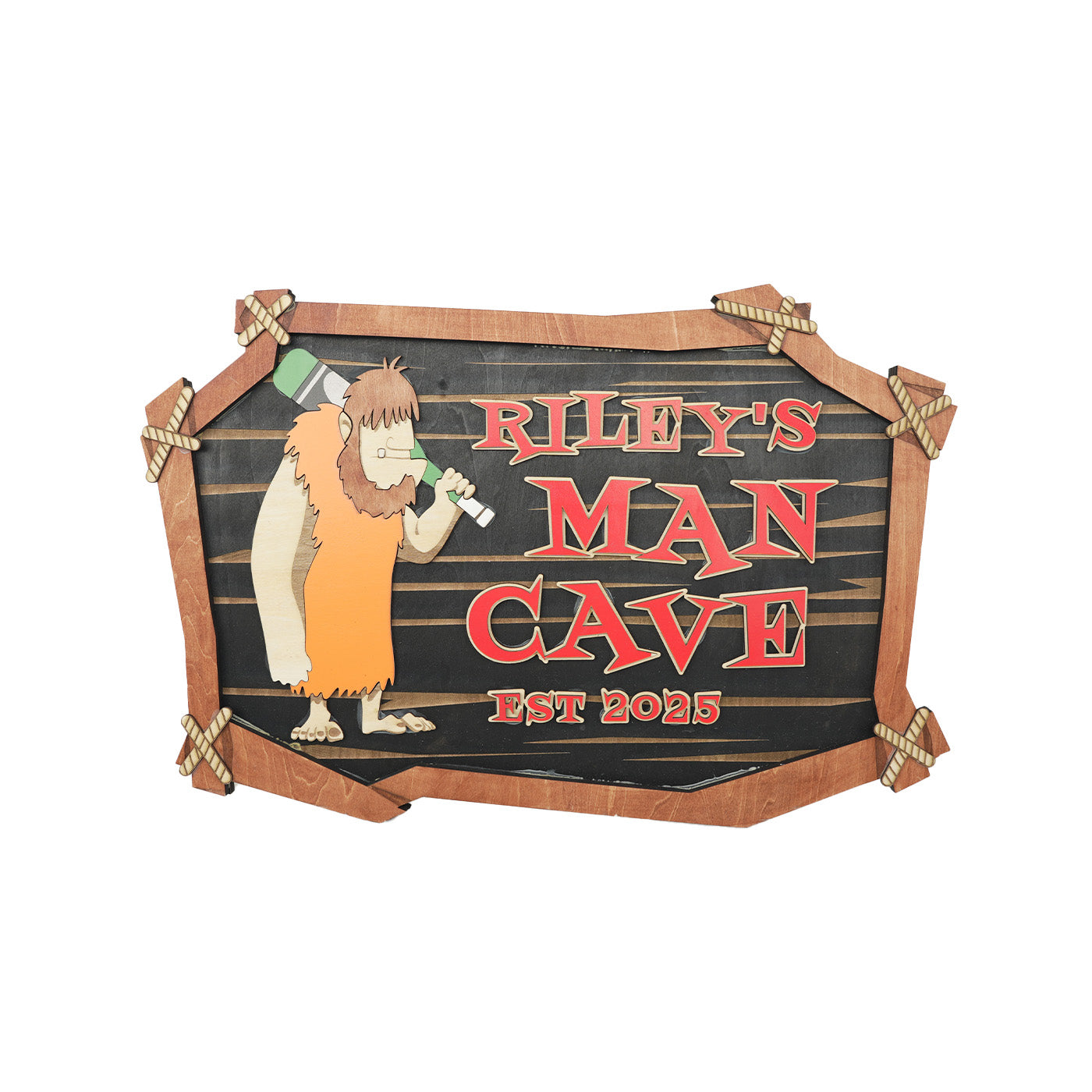 Man cave fun room sign