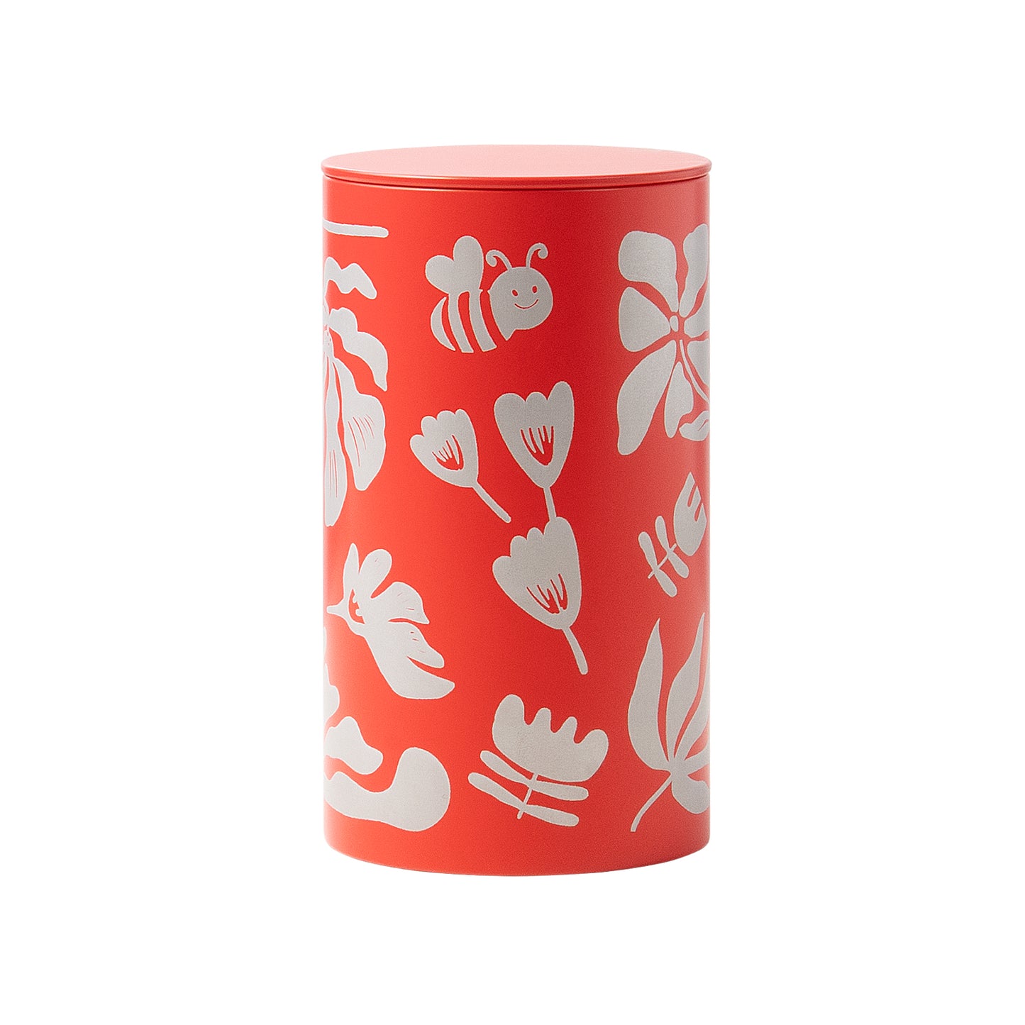 Nordic Floral Patterns Storage Canister Engraving