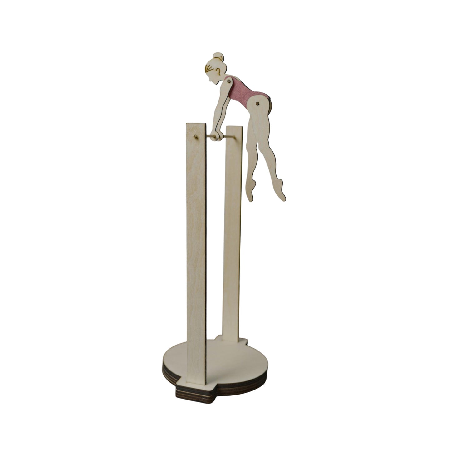Horizontal bar gymnastics toy