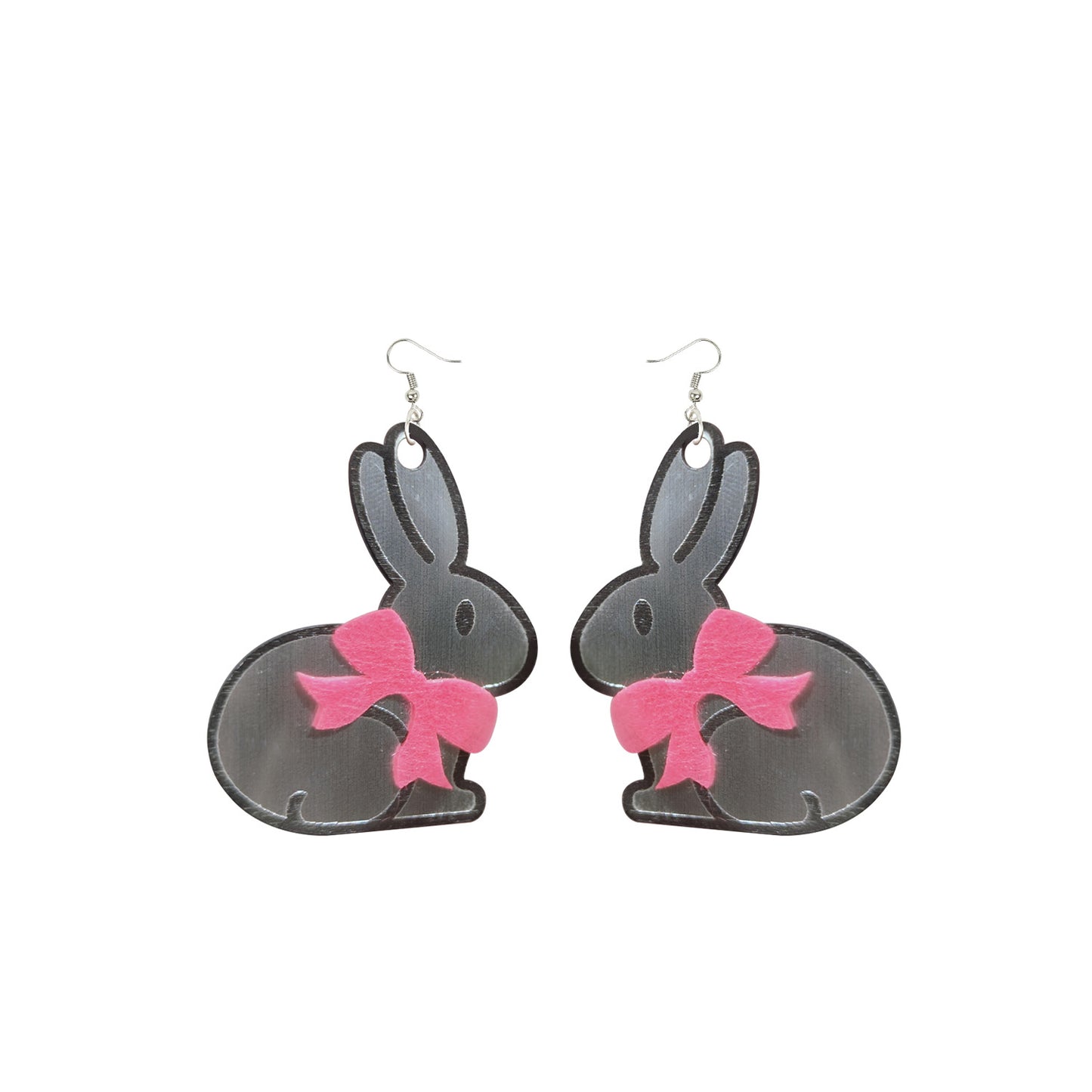 Easter ABS Acrylic Bunny Earrings