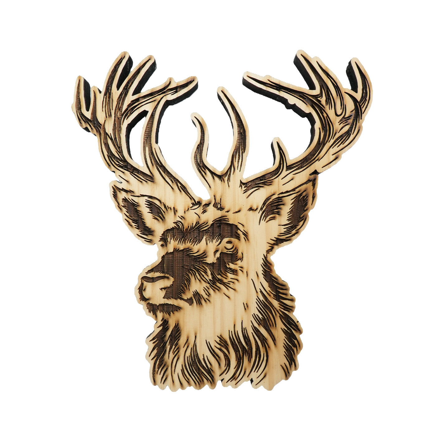 Deer 3D Deep Engraving Pattern