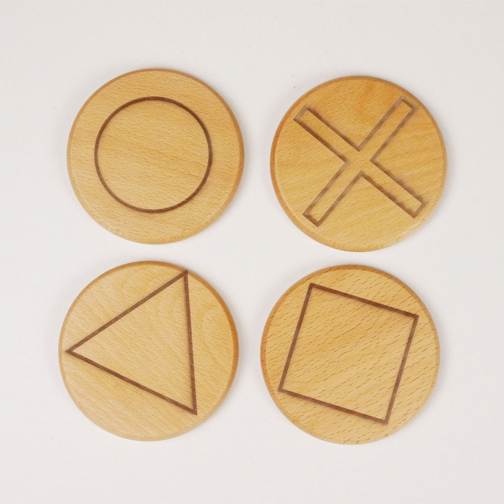 Engraved Coaster - Game Controller Buttons