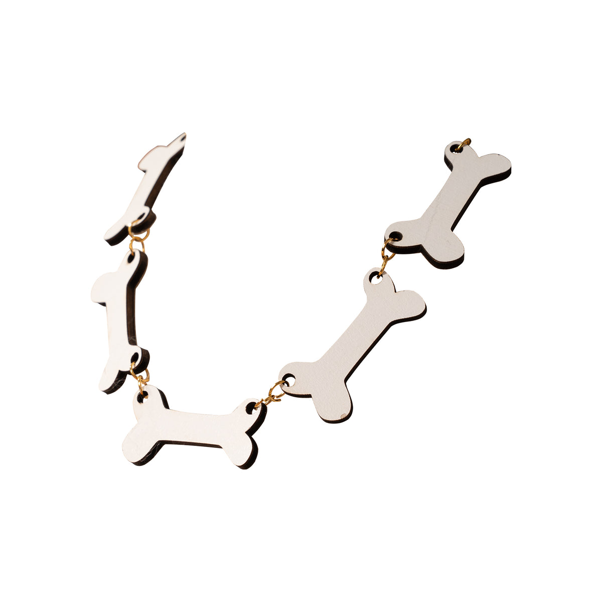 Bones choker necklace