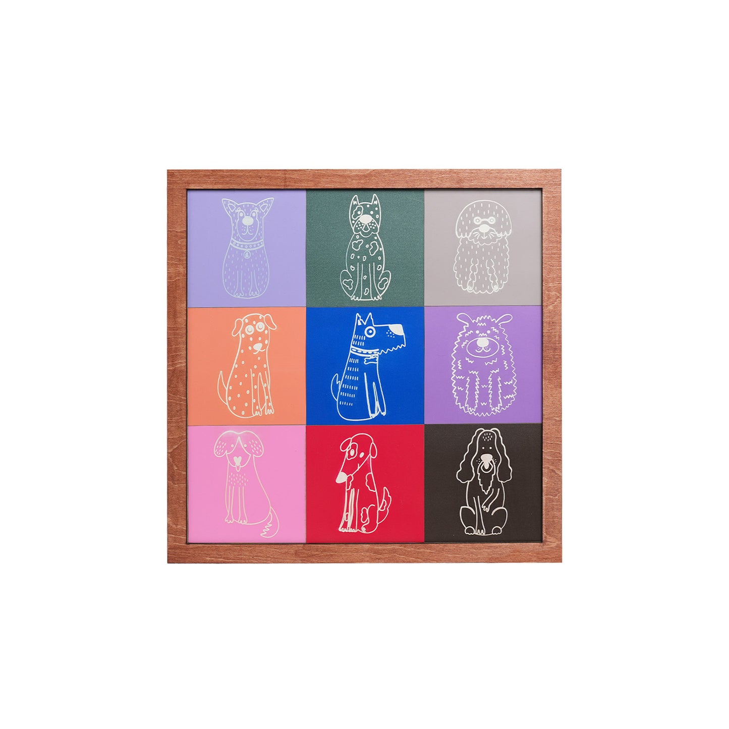 Paper Cartoon Animal Wall Art